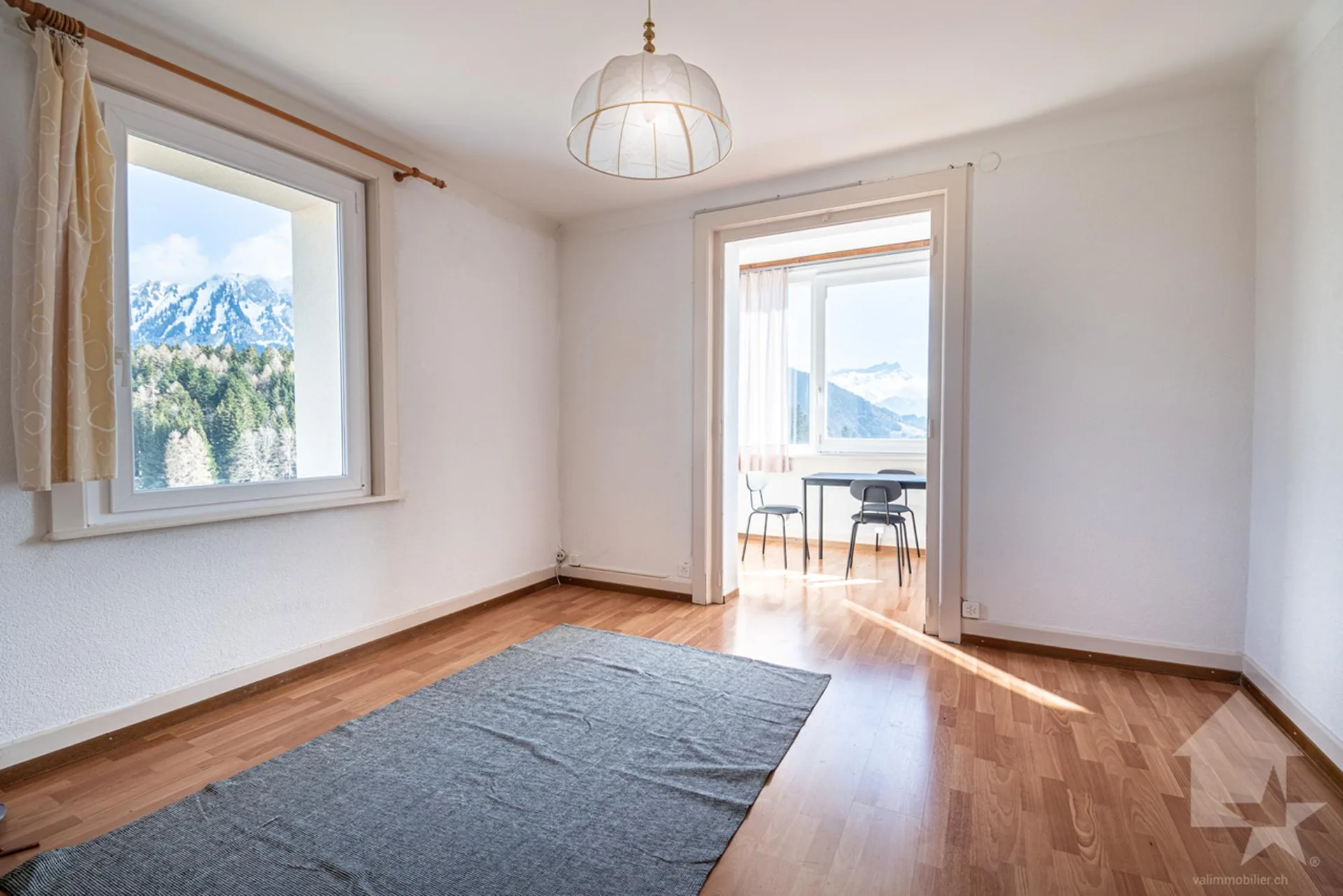 Schönes durchgehendes Apartment in Leysin