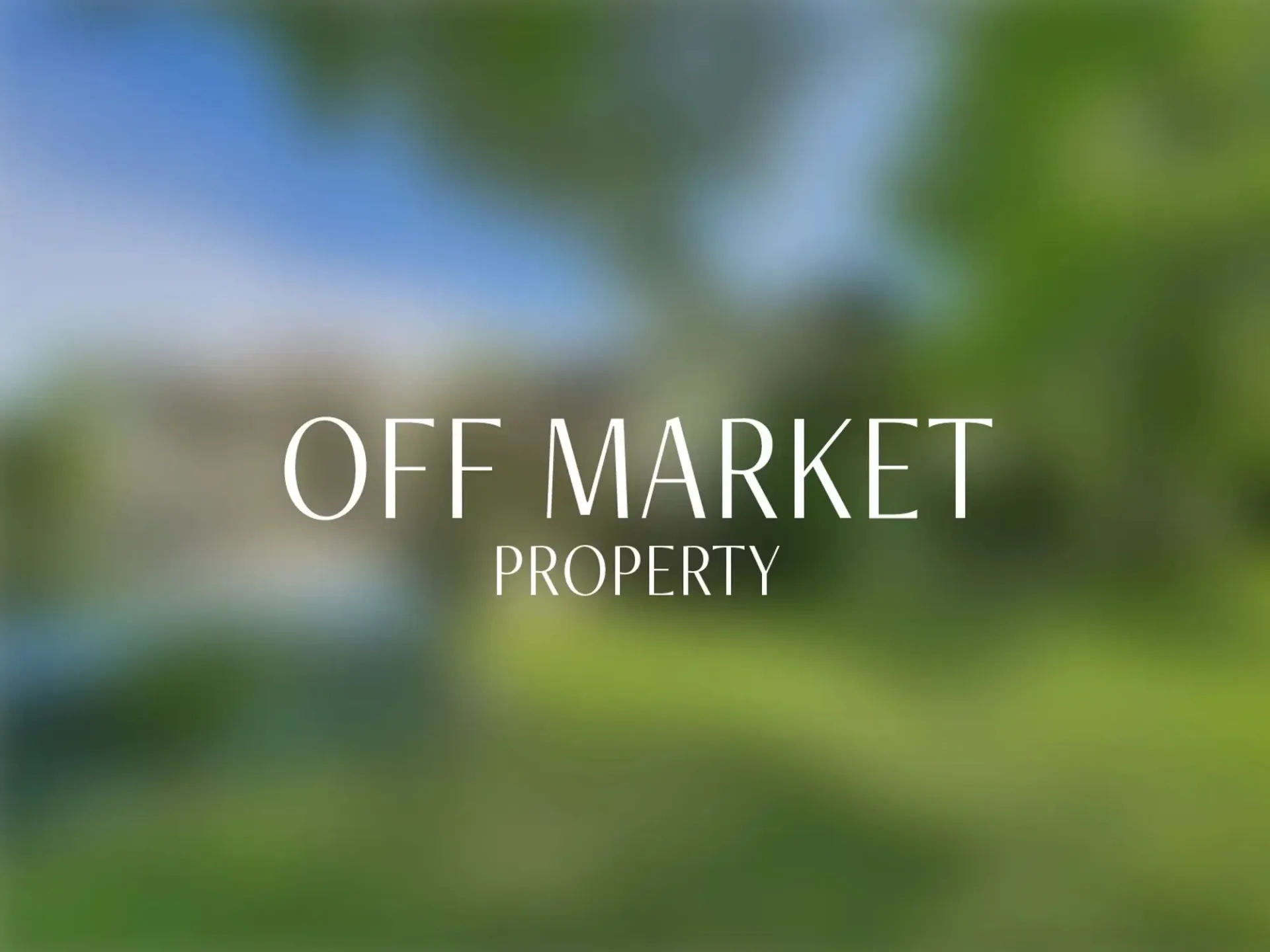 Bucolic property with building potential