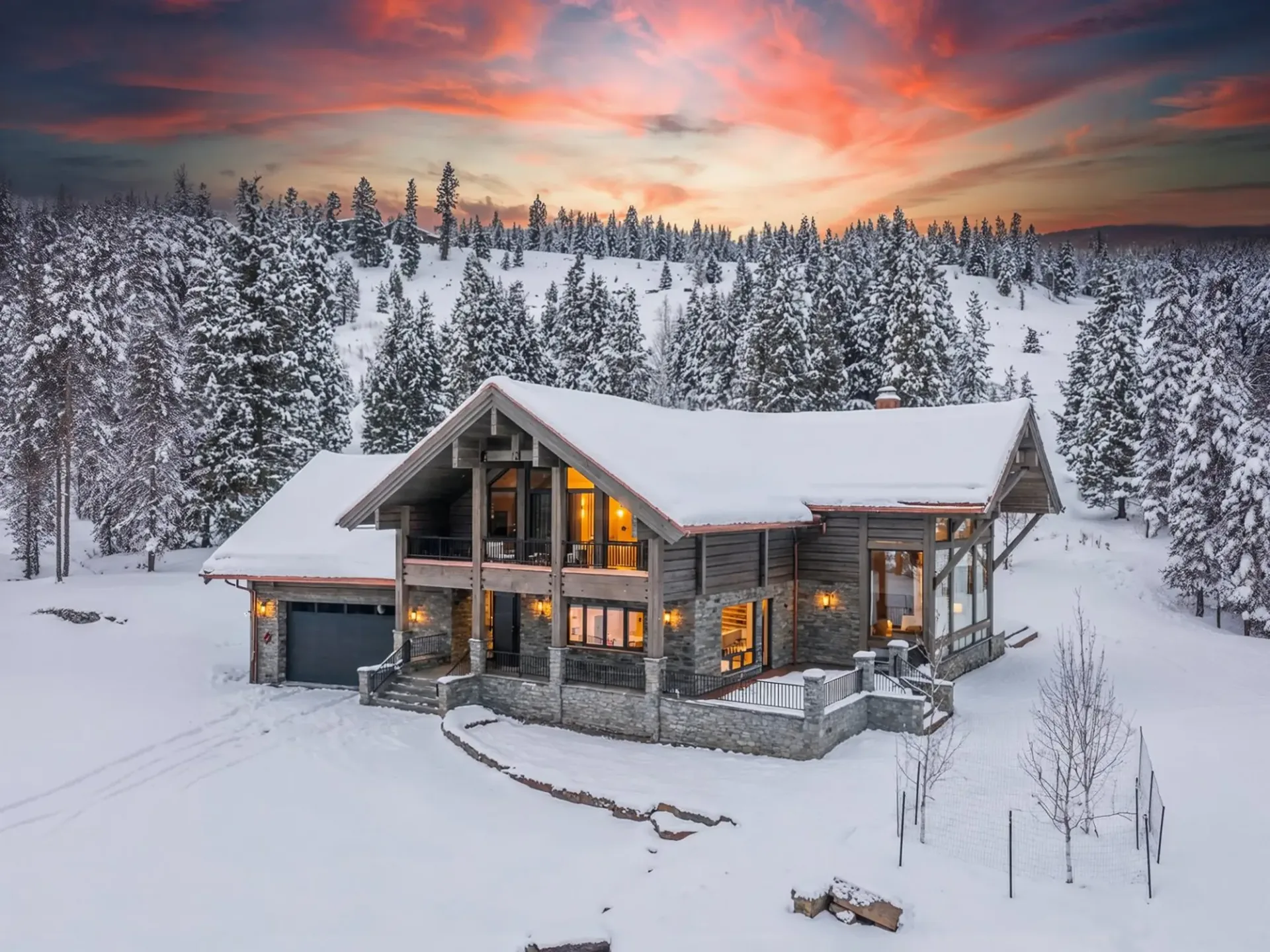 Luxuriöses Bergchalet in Big Sky, Montana