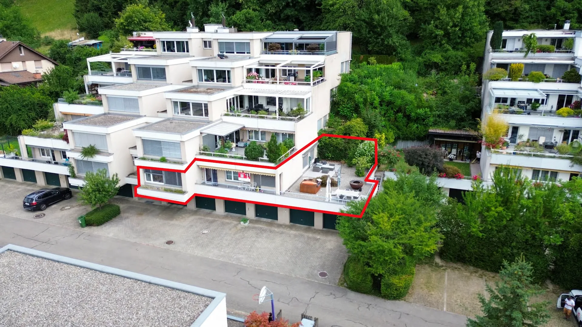 Grosse 5½-Zimmer-Wohnung mit 78 m² Terrasse
