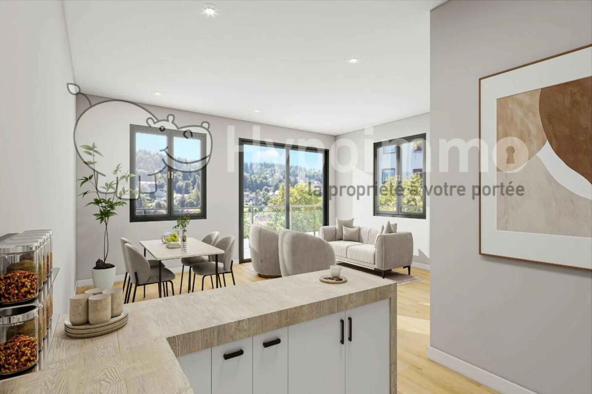 Les Terrasses du Verger - Splendide logement de 3,5 pièces  (Lot 42)