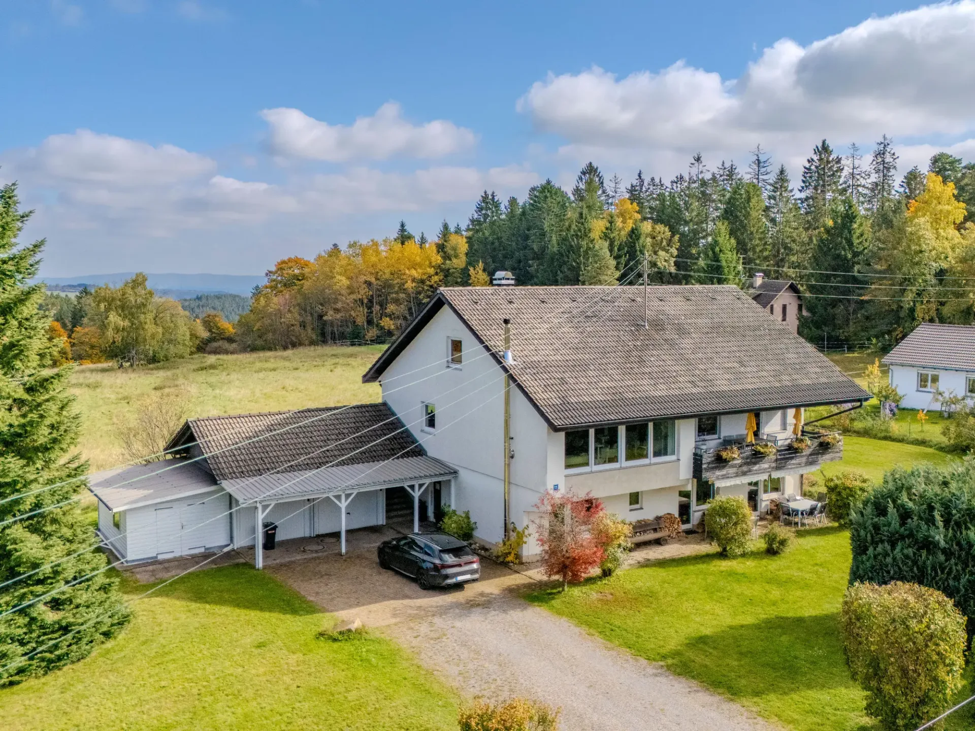 Naturnahes Einfamilienhaus mit Blick ins Grüne