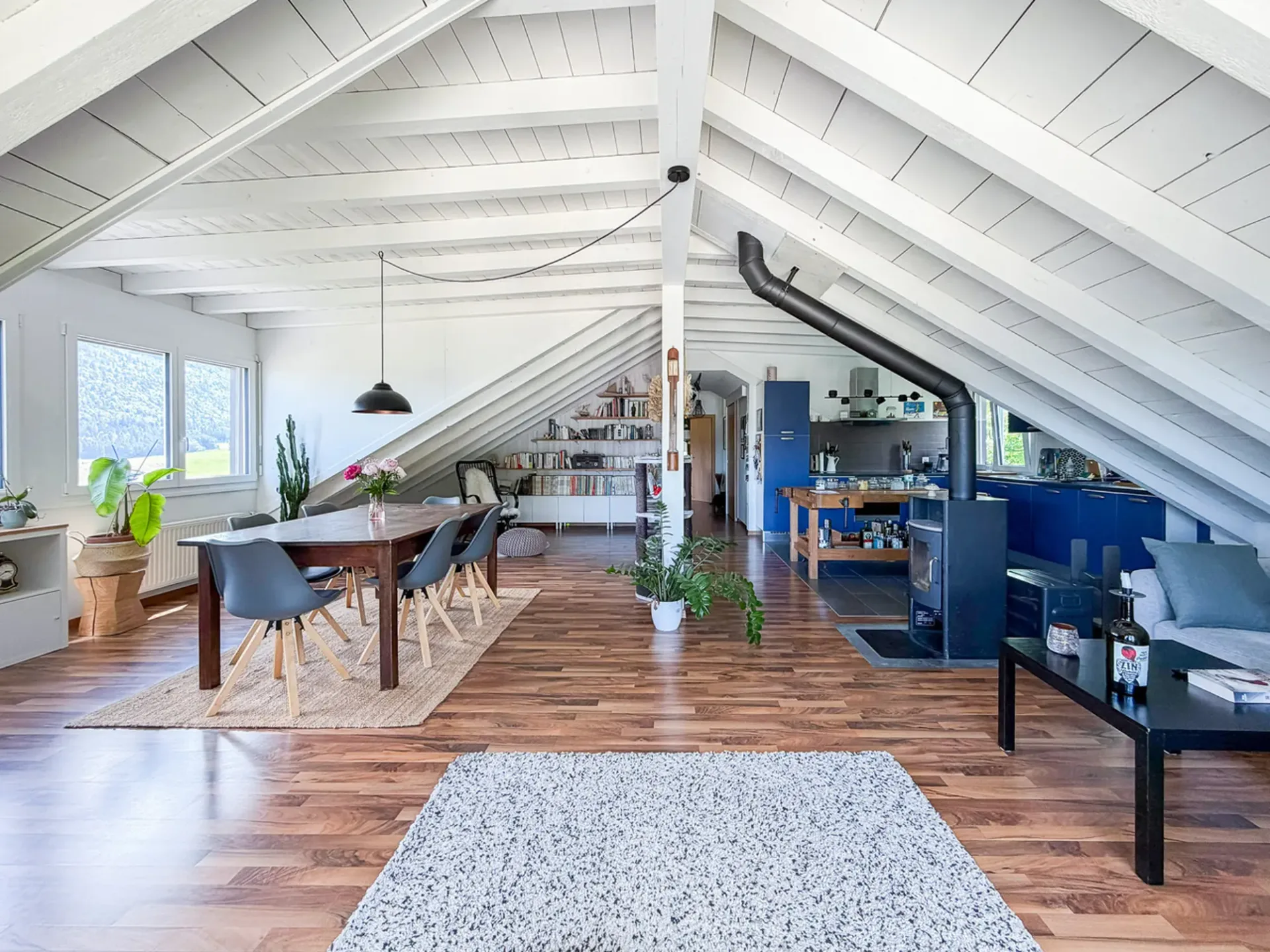Spacious 2.5-room attic apartment, ~ 130 m2