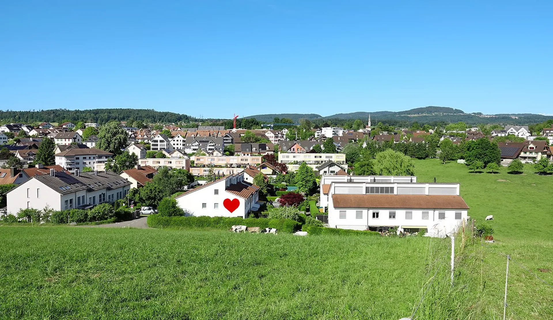 Familienidylle direkt an der Grünzone!