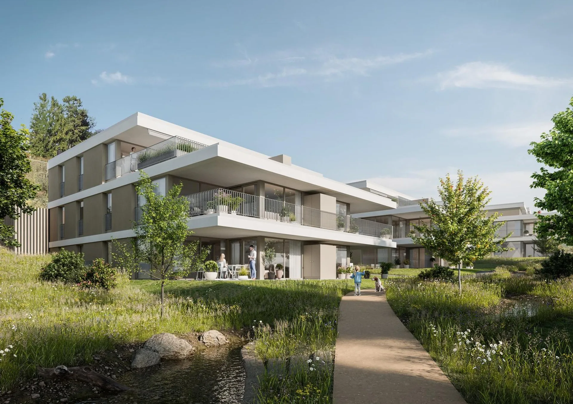 Attraktive 4.5-Zimmer-Attikawohnung im Neubauprojekt Bachgarten