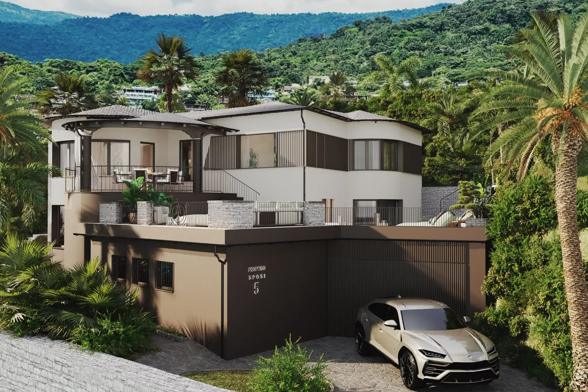 Villa mit Pool und Seeblick – Montagnola, Collina d’Oro (Lugano)
