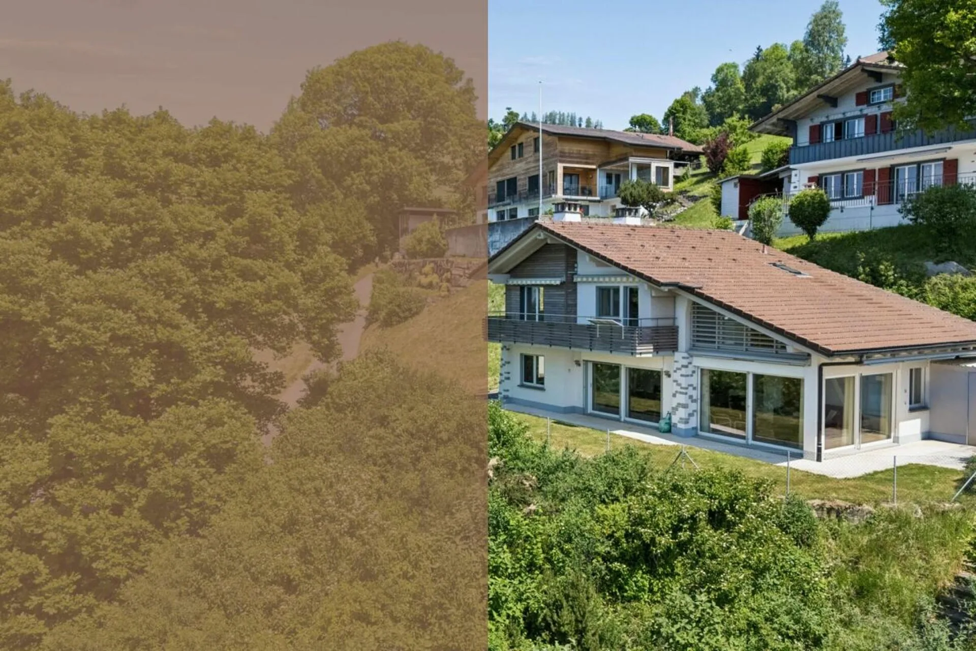 Exklusives Ferienhaus mit Weitblick an begehrter Lage in Aschlen ob Gunten