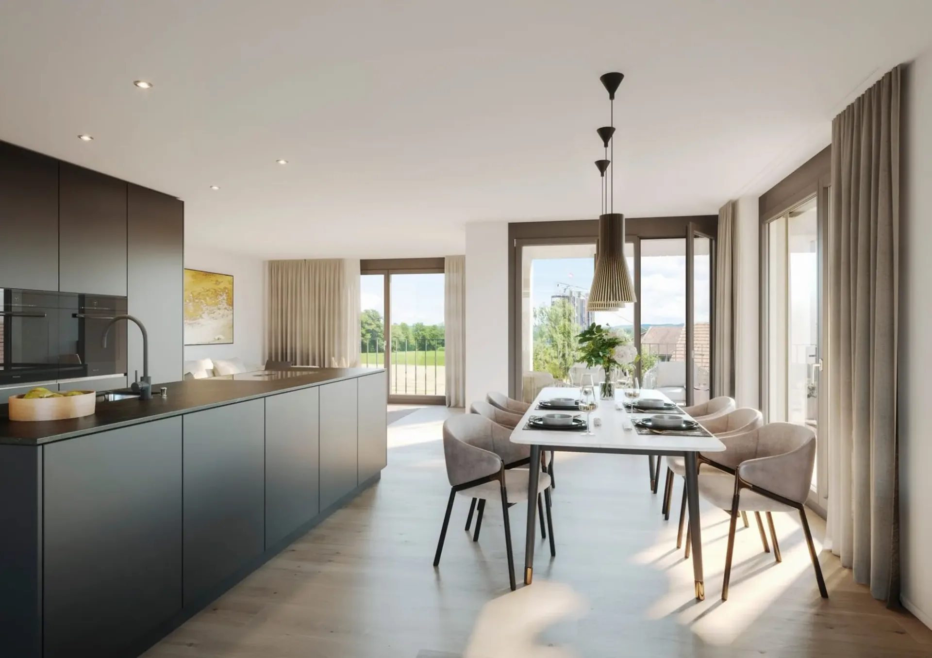 Neubau "SERAEL" - Unverbaubare Sicht auf den Greifensee, ruhig und dorfnah