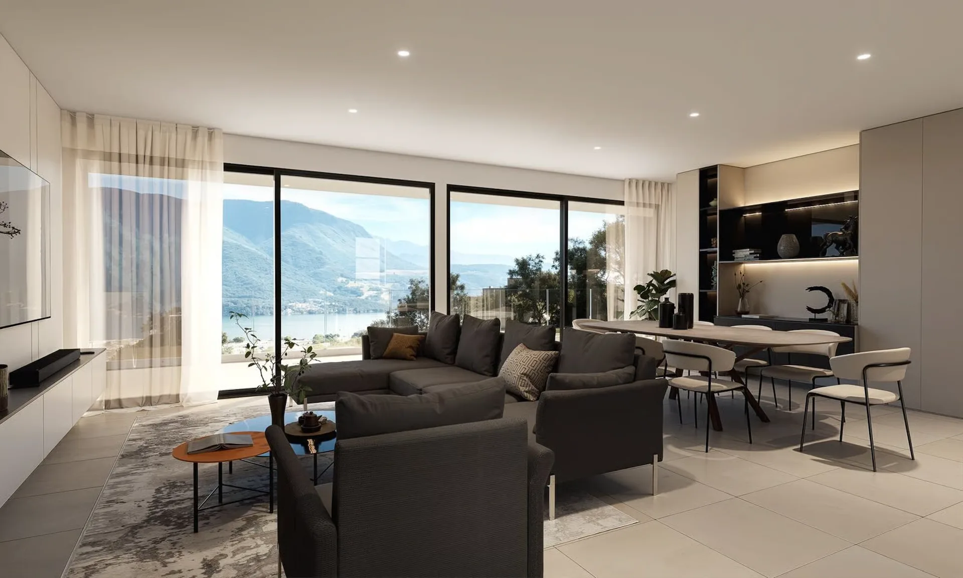 PENTHOUSE DE LUXE AVEC TERRASSE À LUGANO