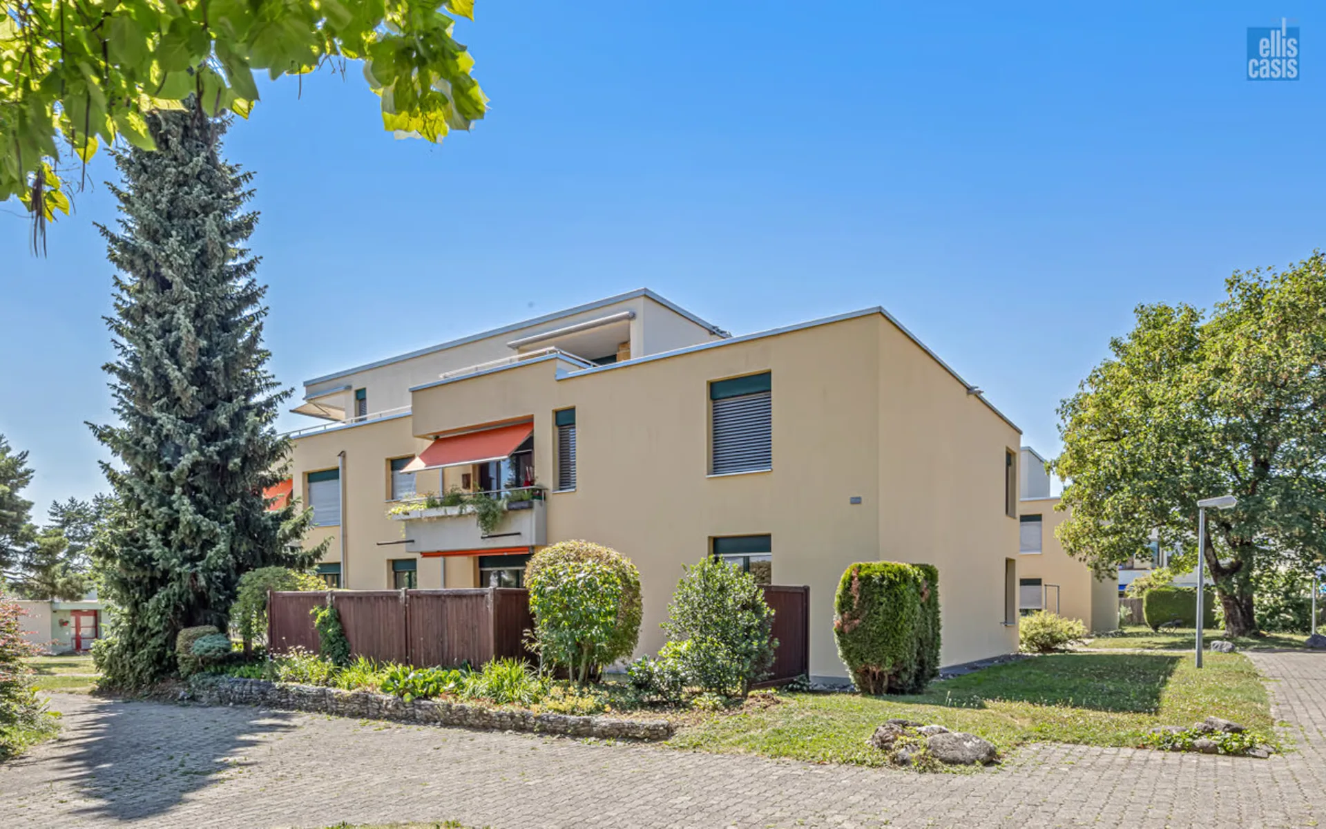 Appartement-jardin 4,5 pièces, central et familial
