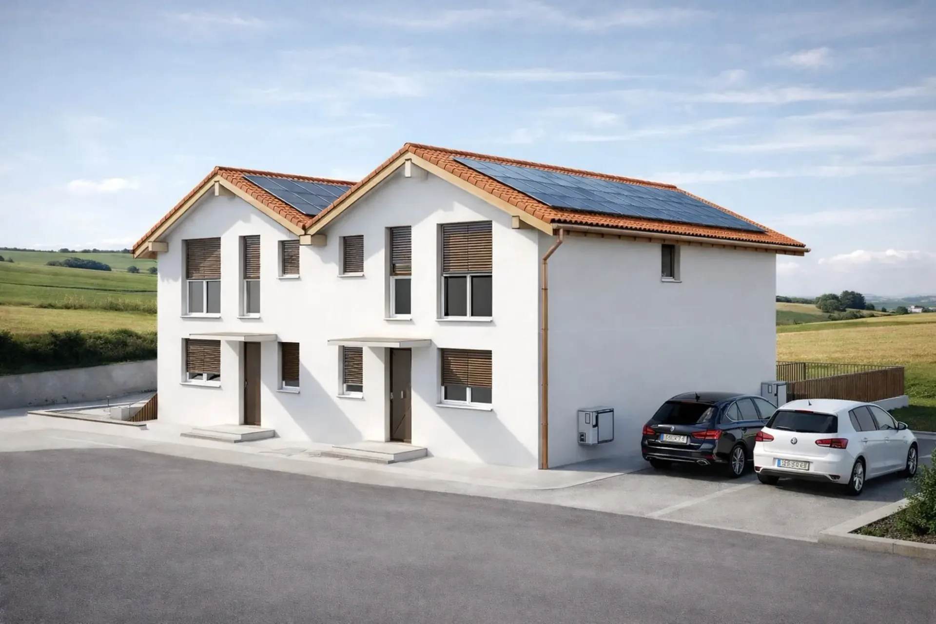 Neue Reihenhaus-Villa mit 5 Zimmern und individuellen Ausbauoptionen!