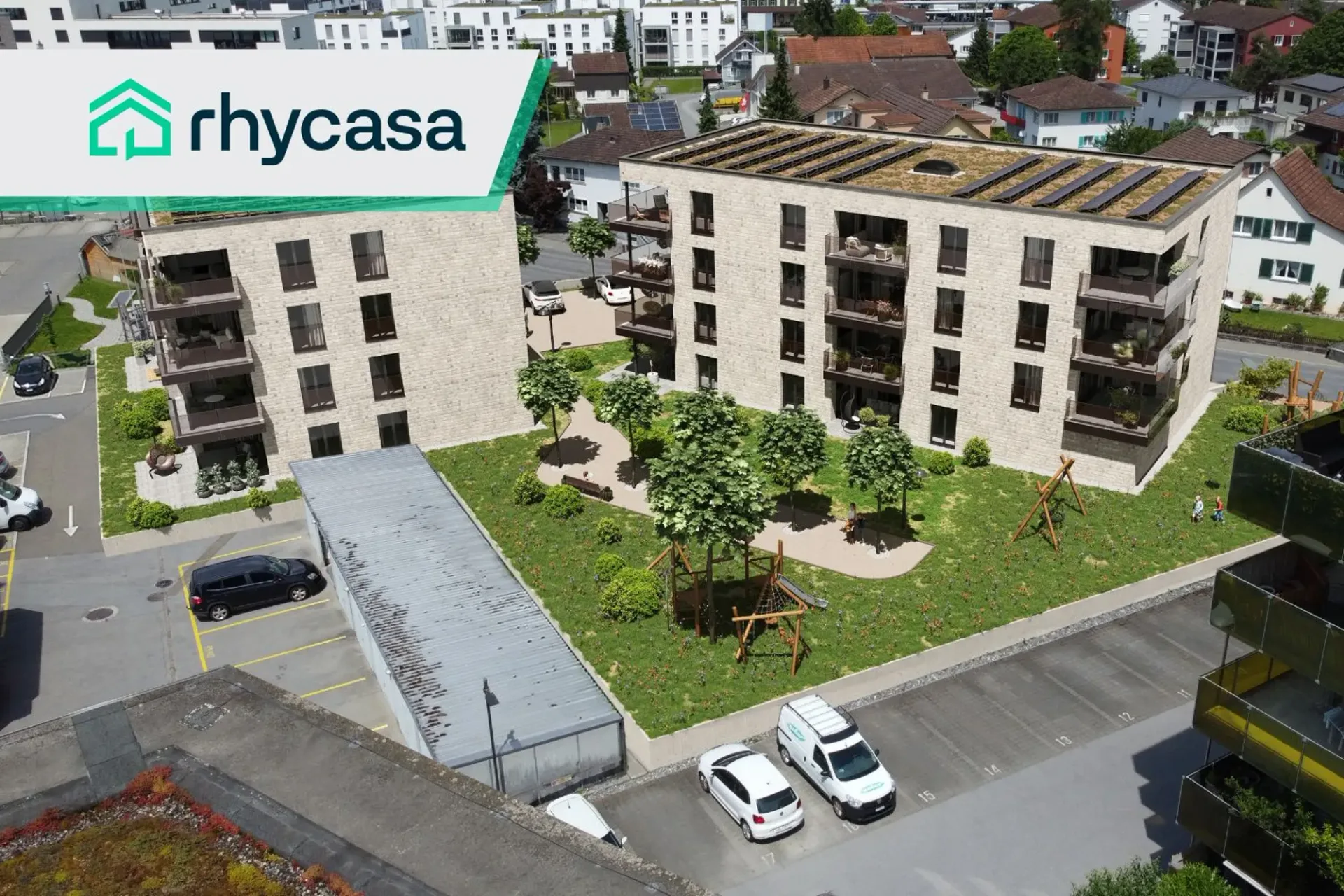 Neubauprojekt "Widnau West" - Gartenwohnung an ruhiger Zentrumslage mit vielen Extras