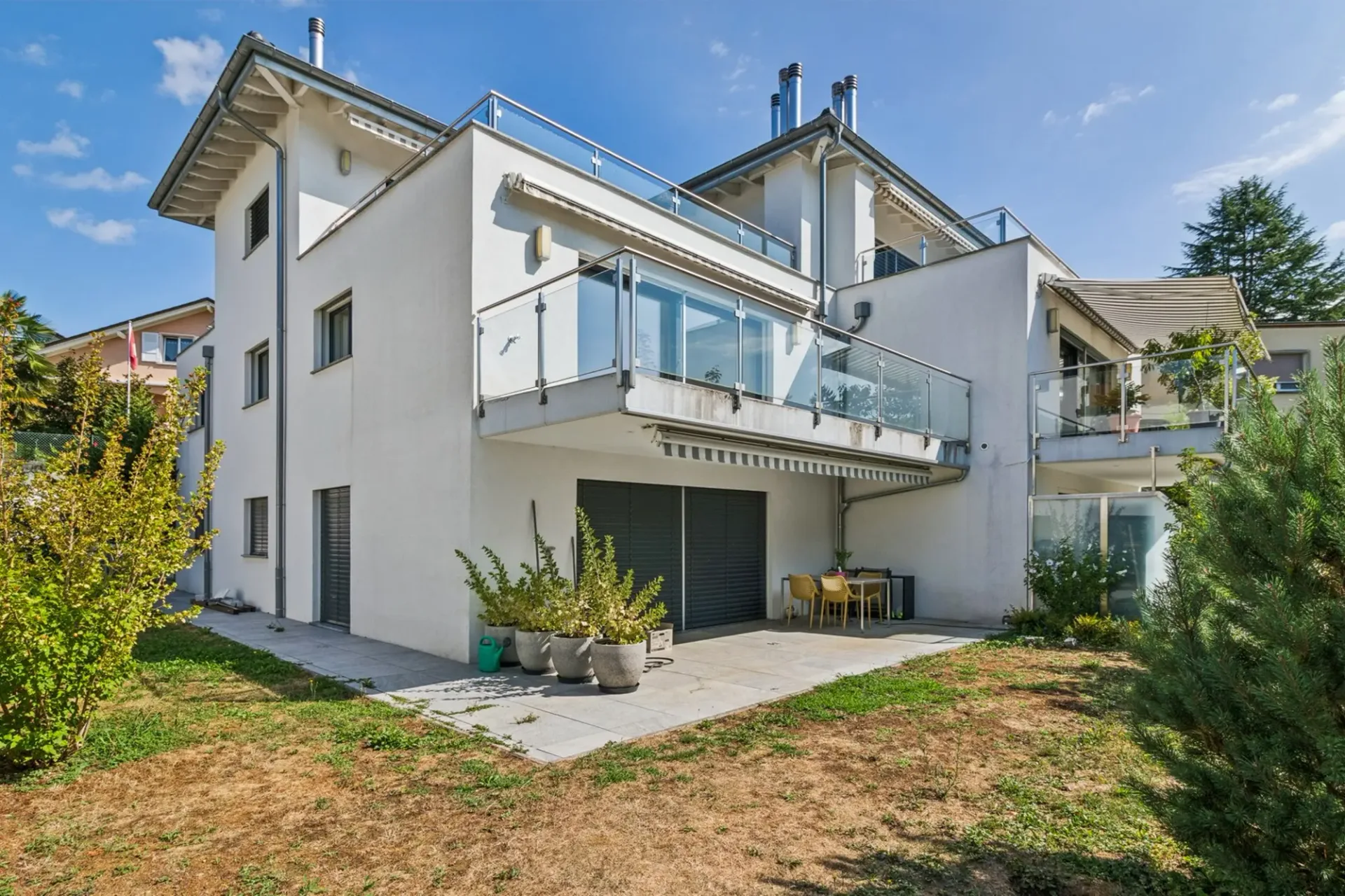 Moderne Wohnung in einem Minergie-Gebäude in Chailly