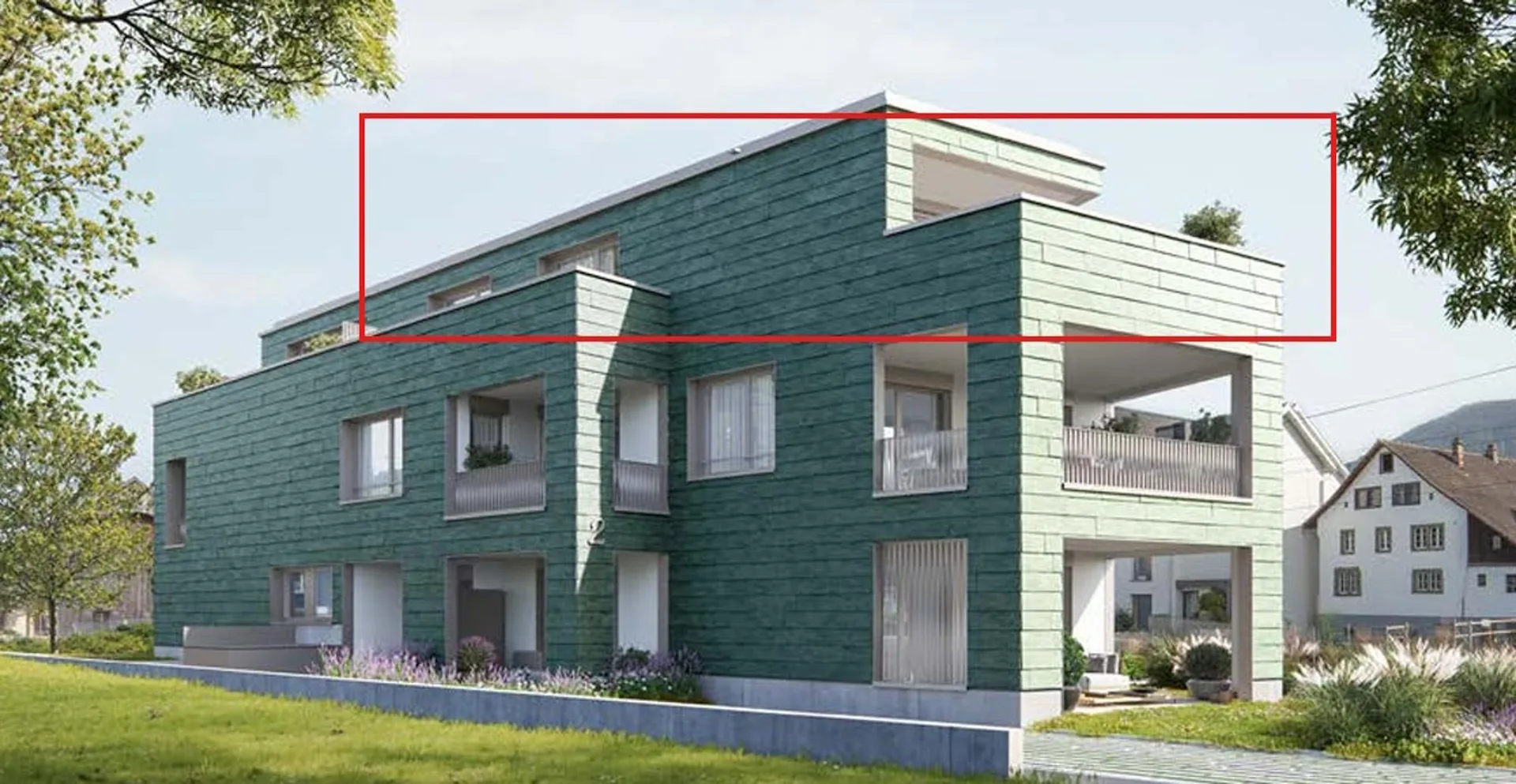 Moderne 3.5-Zimmer-Attikawohnung mit Terasse in Wilen bei Wollerau