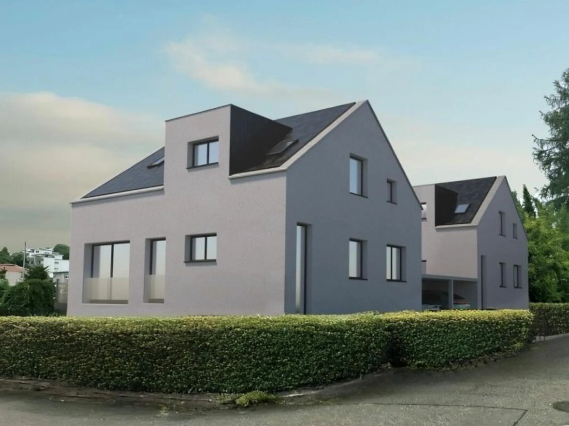 Modernes Neubau-Einfamilienhaus mit Einliegerwohnung