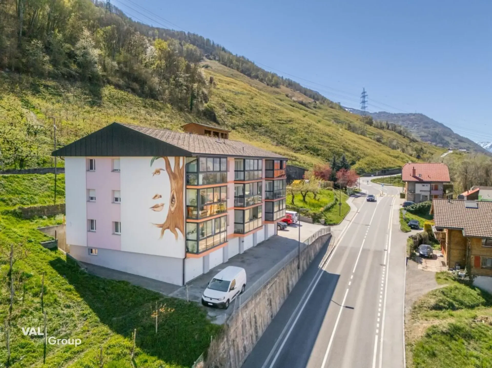 Schönes Potenzial für diese Wohnung, 7 Minuten von Sion entfernt