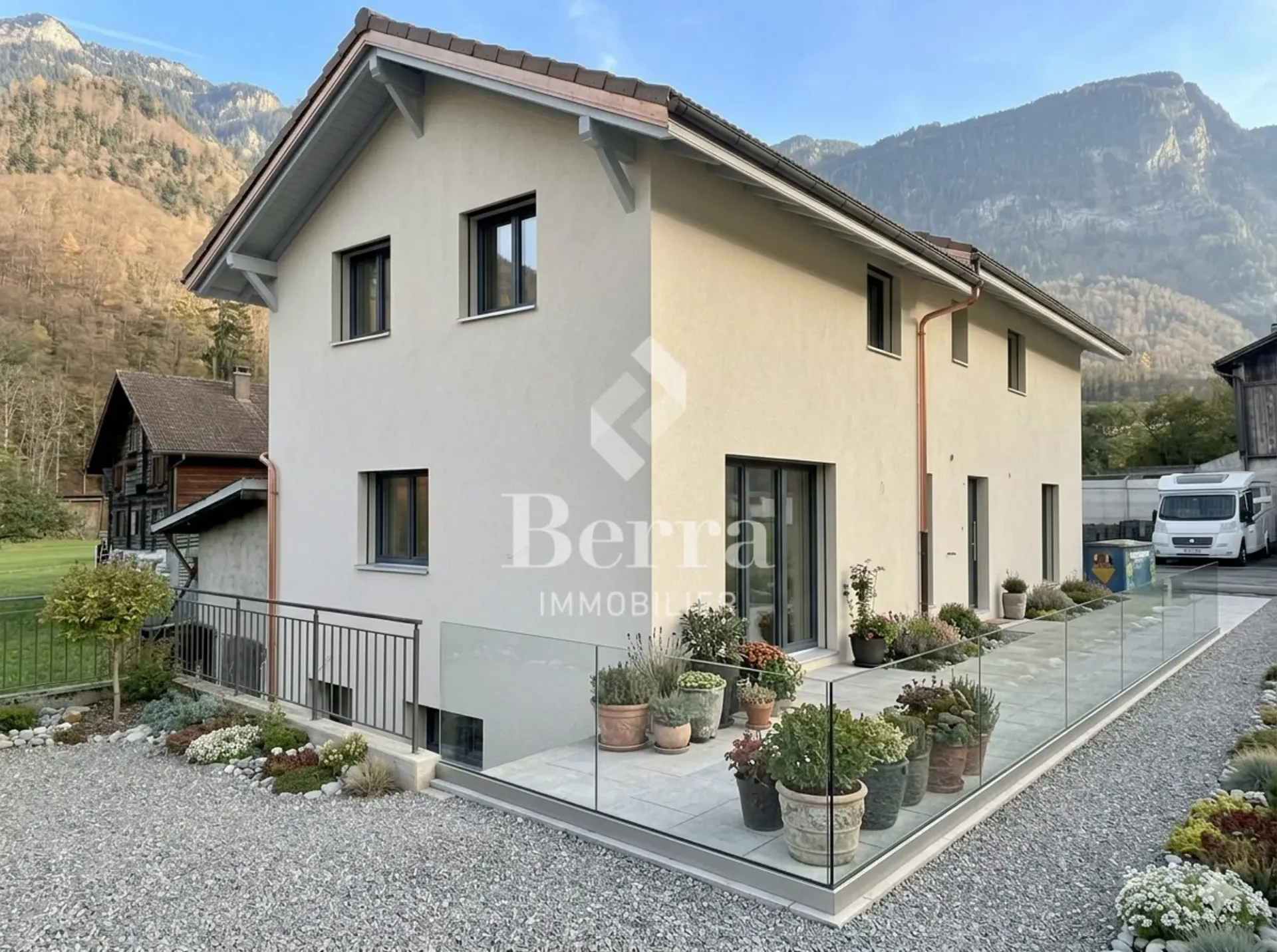Haus in Châtel-sur-Bex, mit eigenem Gemüsegarten