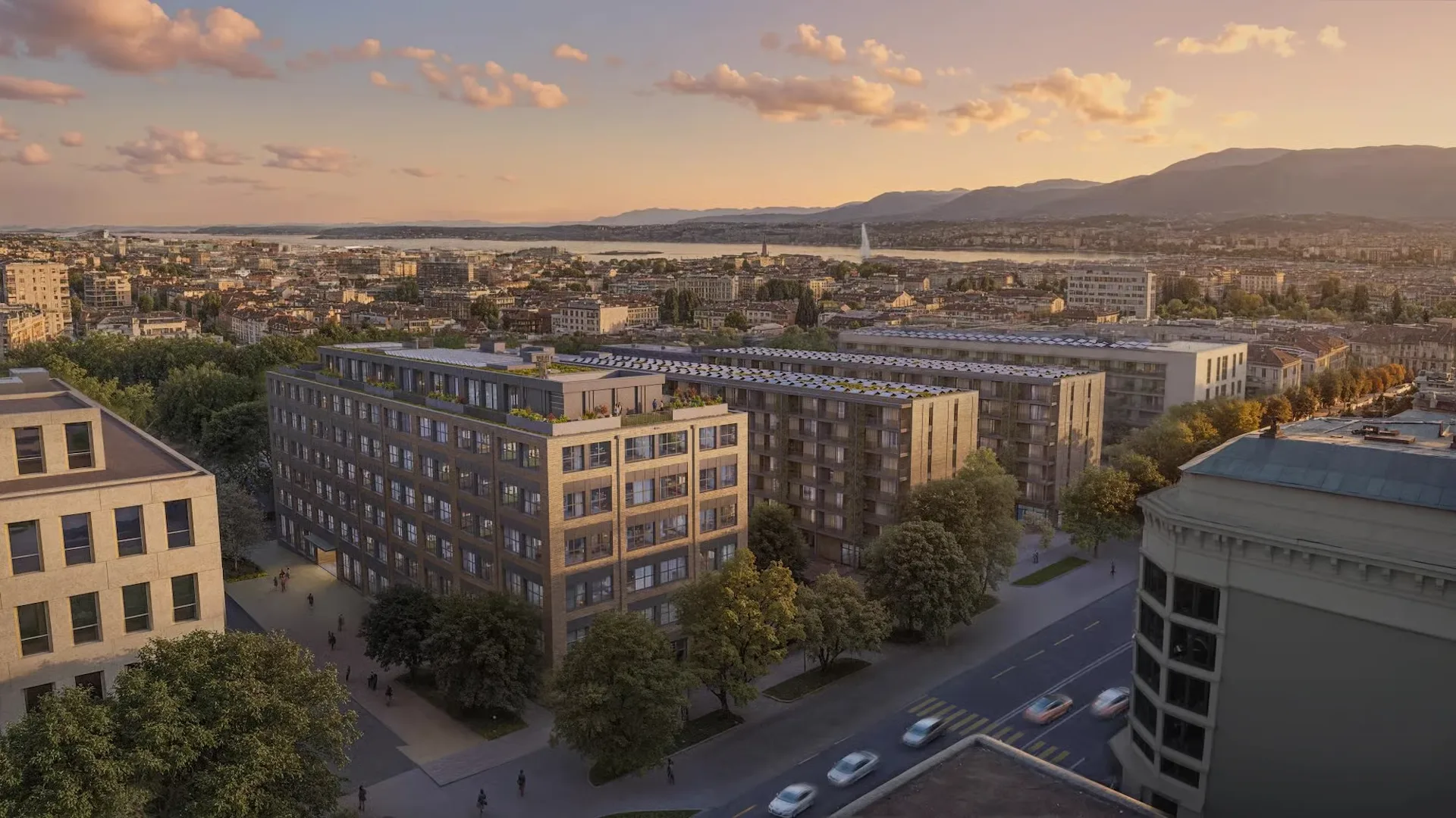 Flächen für Aktivitäten in einem neuen Industriezentrum in Charmilles