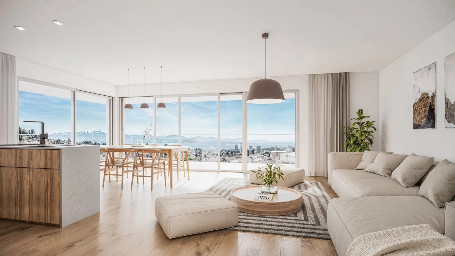 AUREALAGO — NEU - 4,5 Zimmer · Panoramablick · Prilly