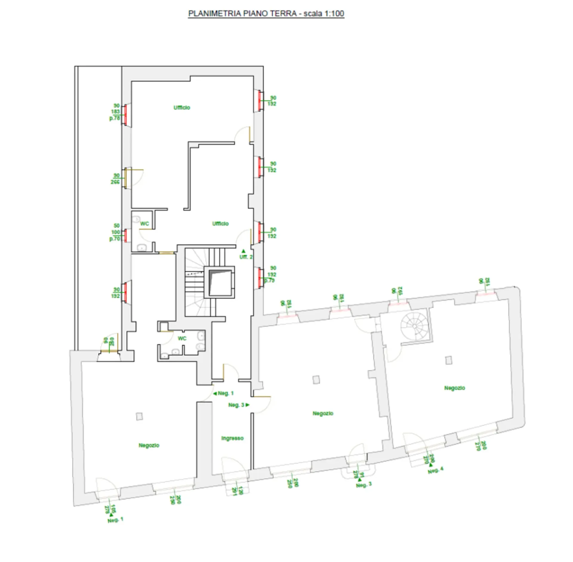 Büro mit 2 Räumen