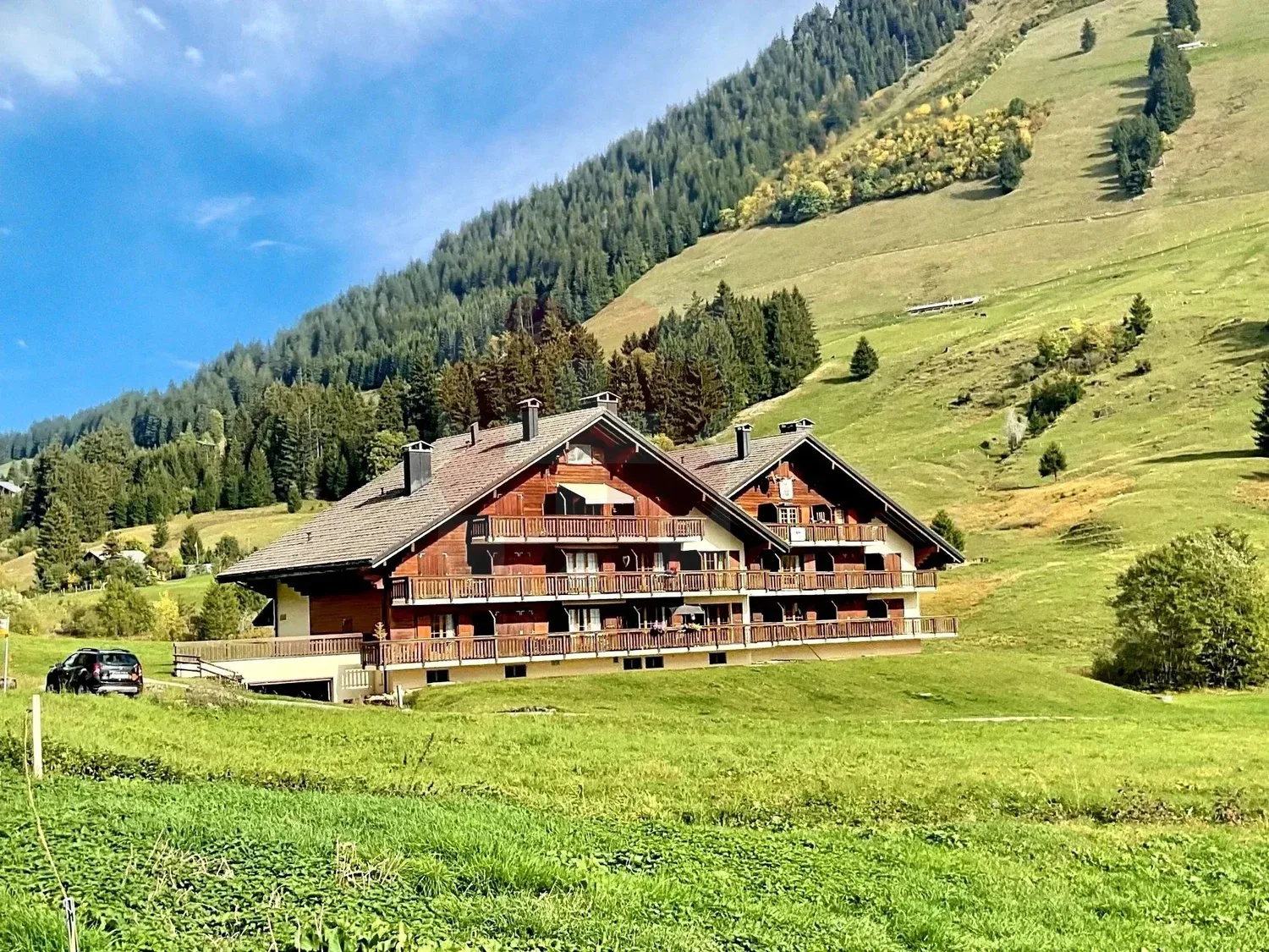 Charmant appartement 2.5 pièces en attique avec vue exceptionnelle  Les Mosses