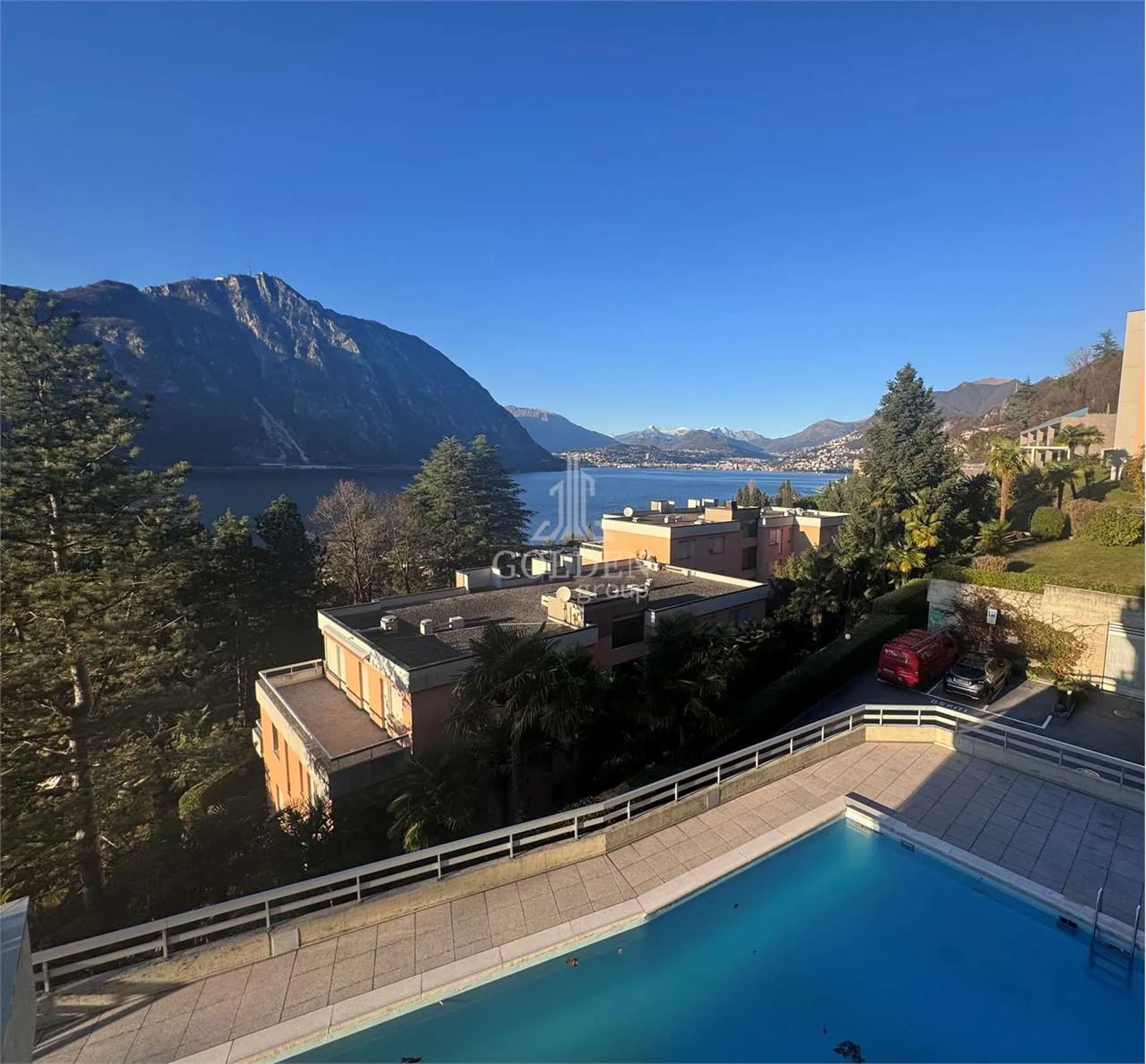 Bissone - 2,5 Zimmer mit Terrasse und Seeblick