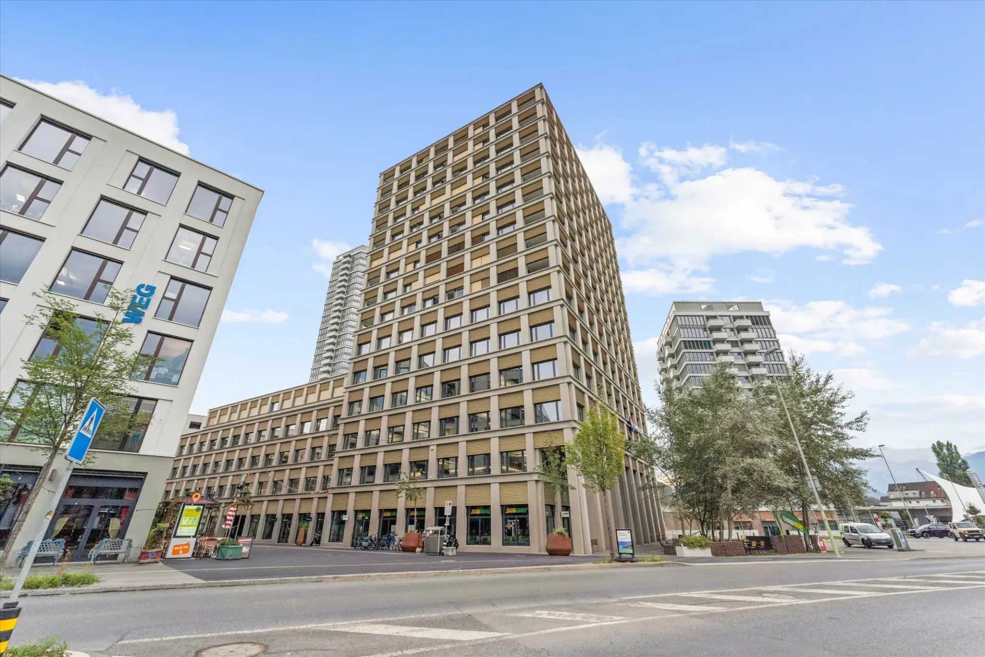 Arbeiten über den Dächern von Kriens  613 m² repräsentative Bürofläche