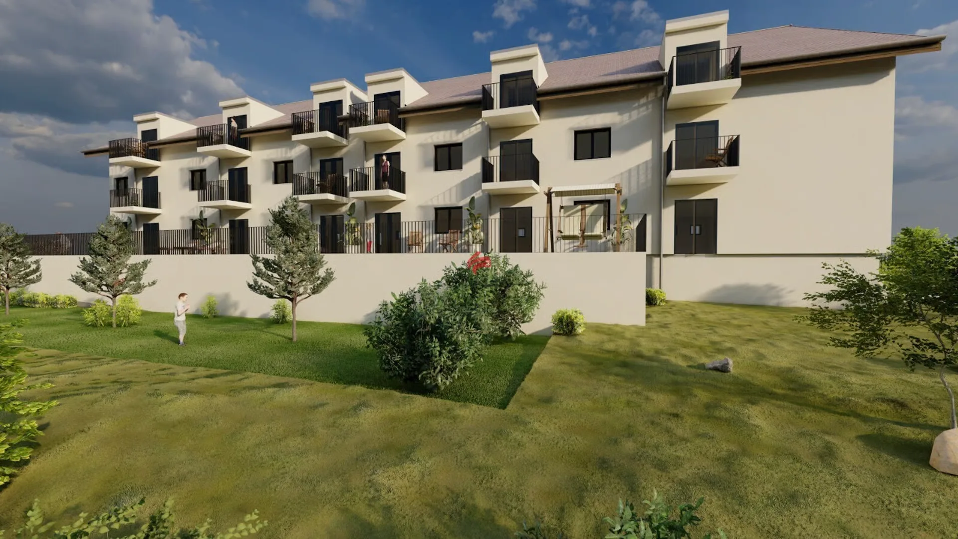Projet de construction neuve approuvé avec 18 appartements attractifs