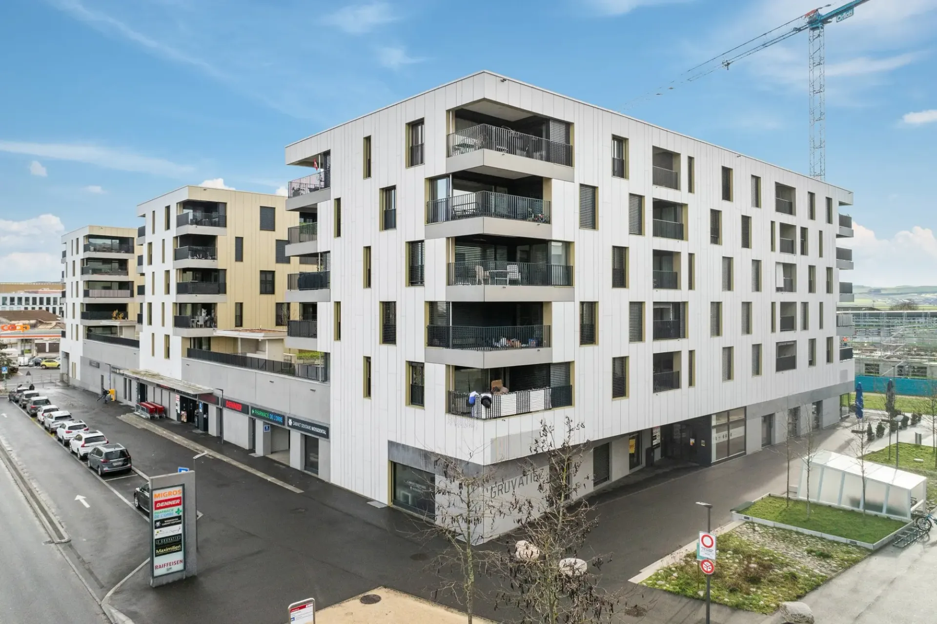 Au sein d'un centre commercial à Orbe