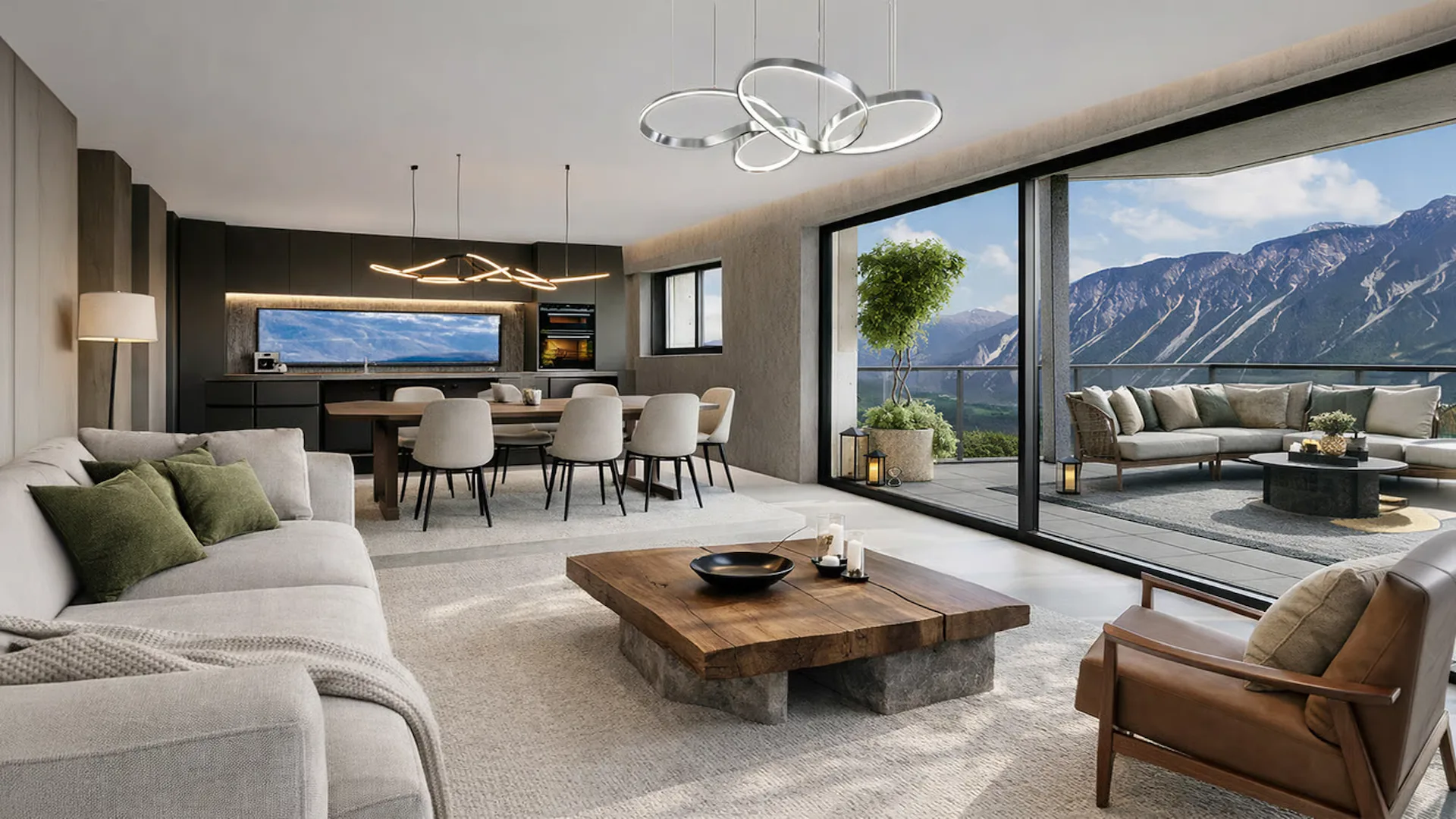 Zu Verkaufen 5.5-Zimmer-Wohnung von hohem Standard in Miège