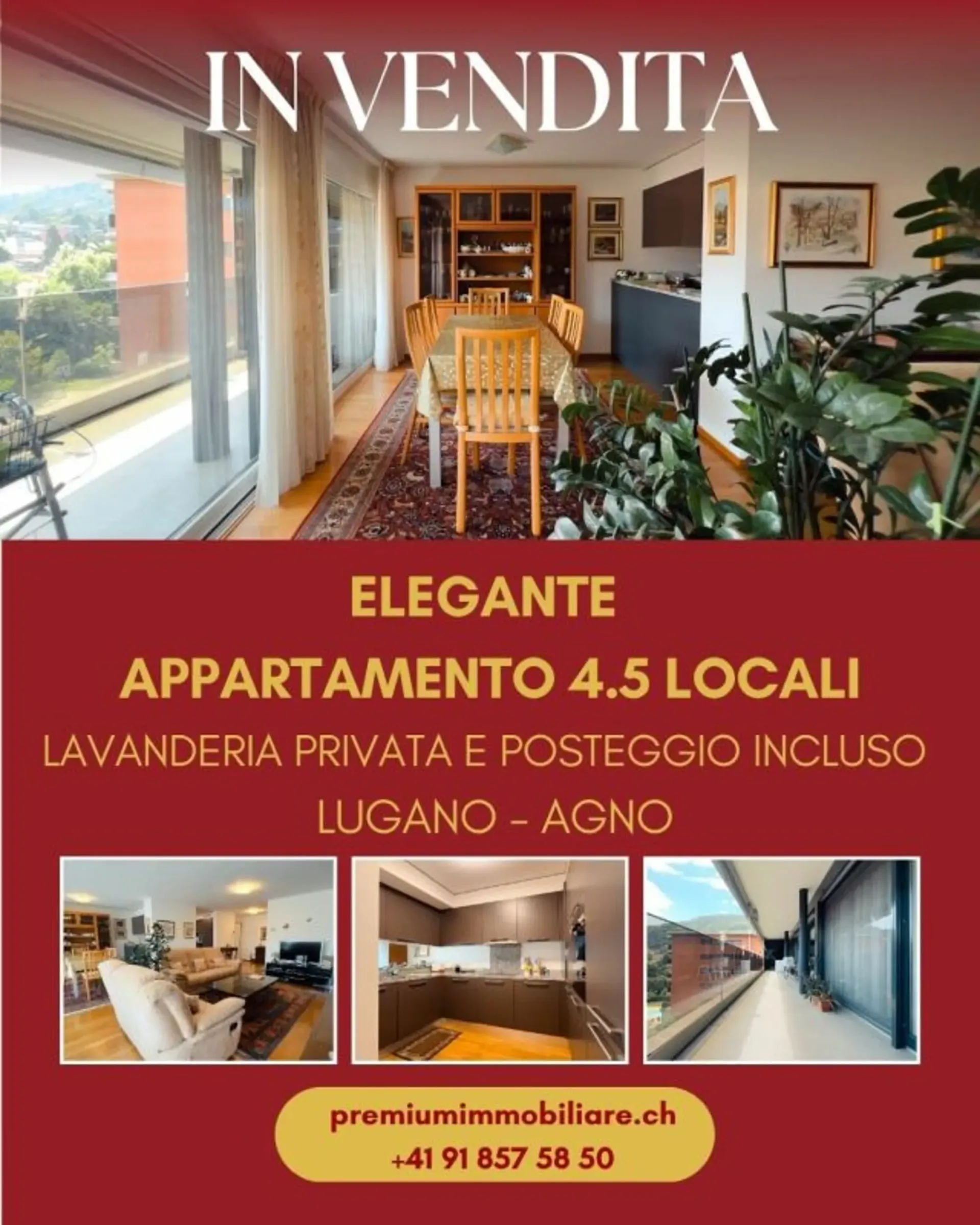 Geräumige Wohnung in Agno