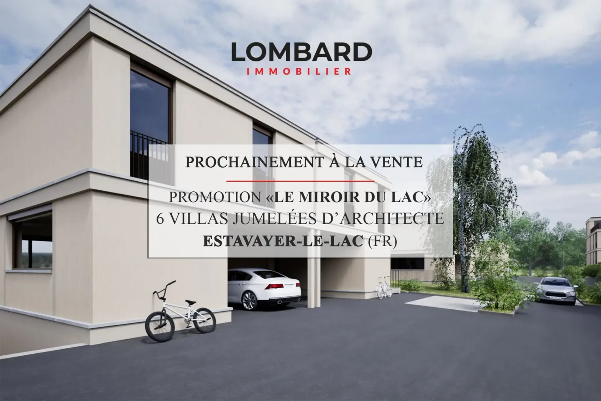 Promotion Miroir du Lac - 6 architektonisch gestaltete Doppelhäuser