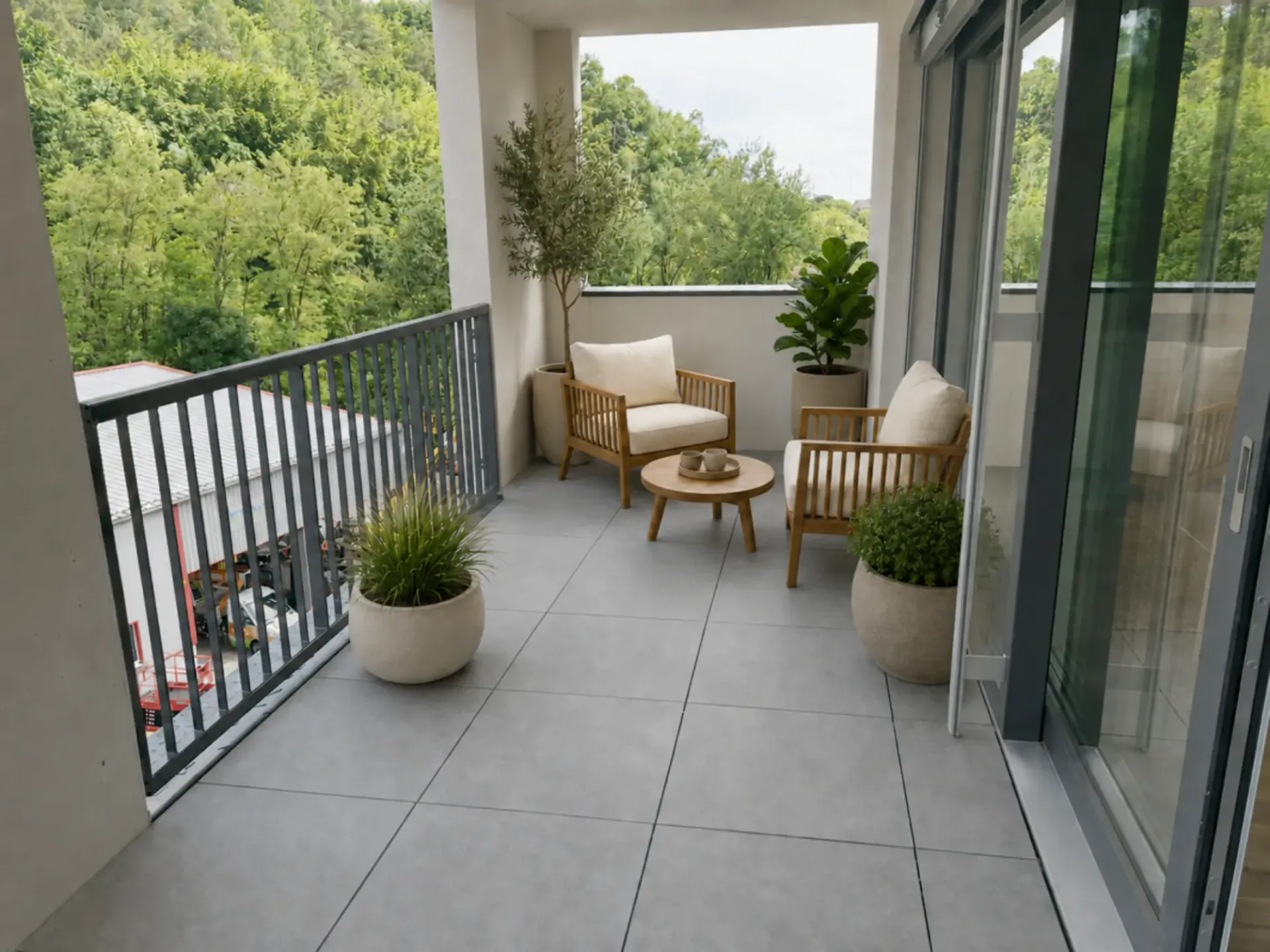 Zentrale Lage und 17.8 m² überdachte Terrasse als erweitertes Wohnzimmer