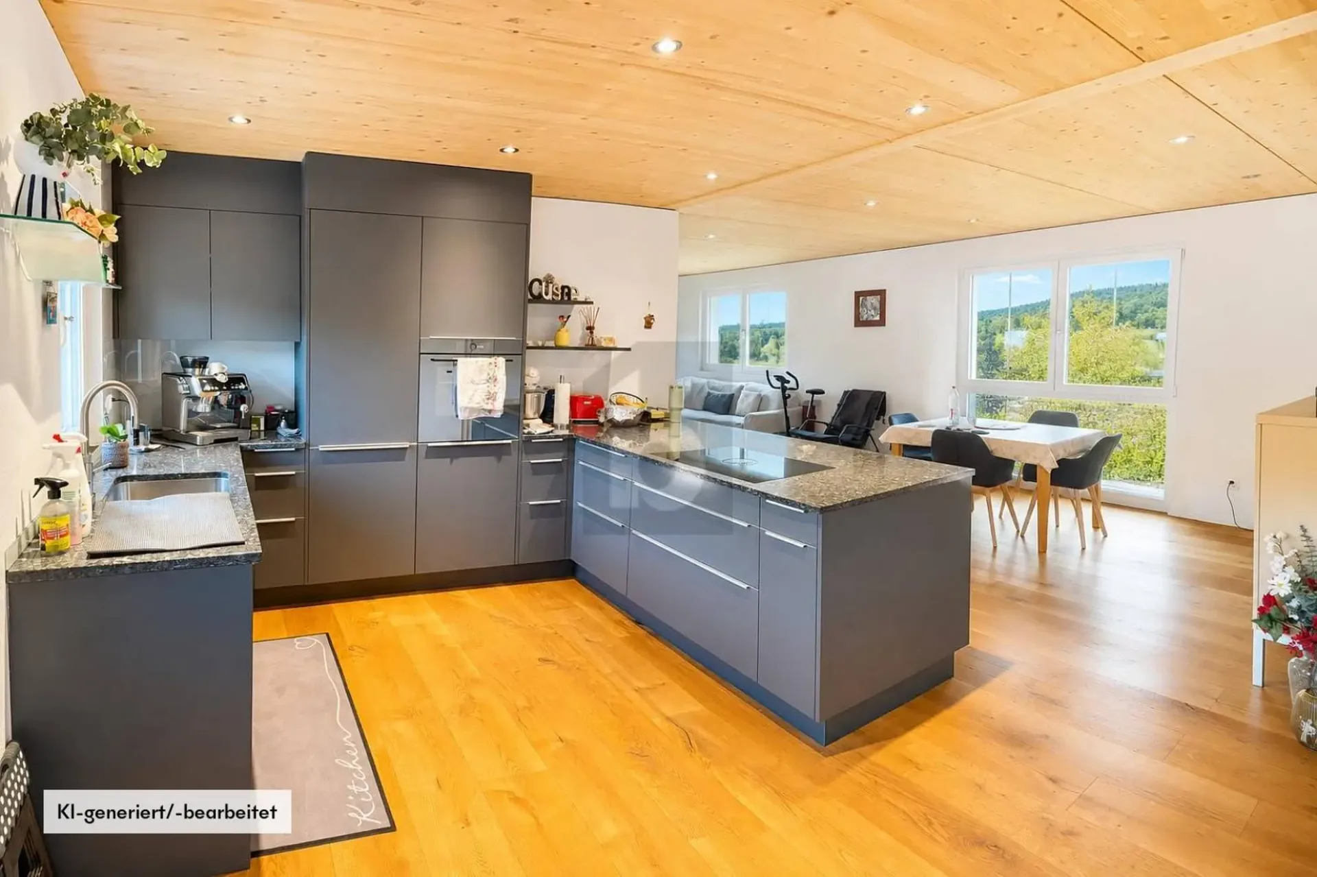 Expérience de vie moderne avec grande terrasse