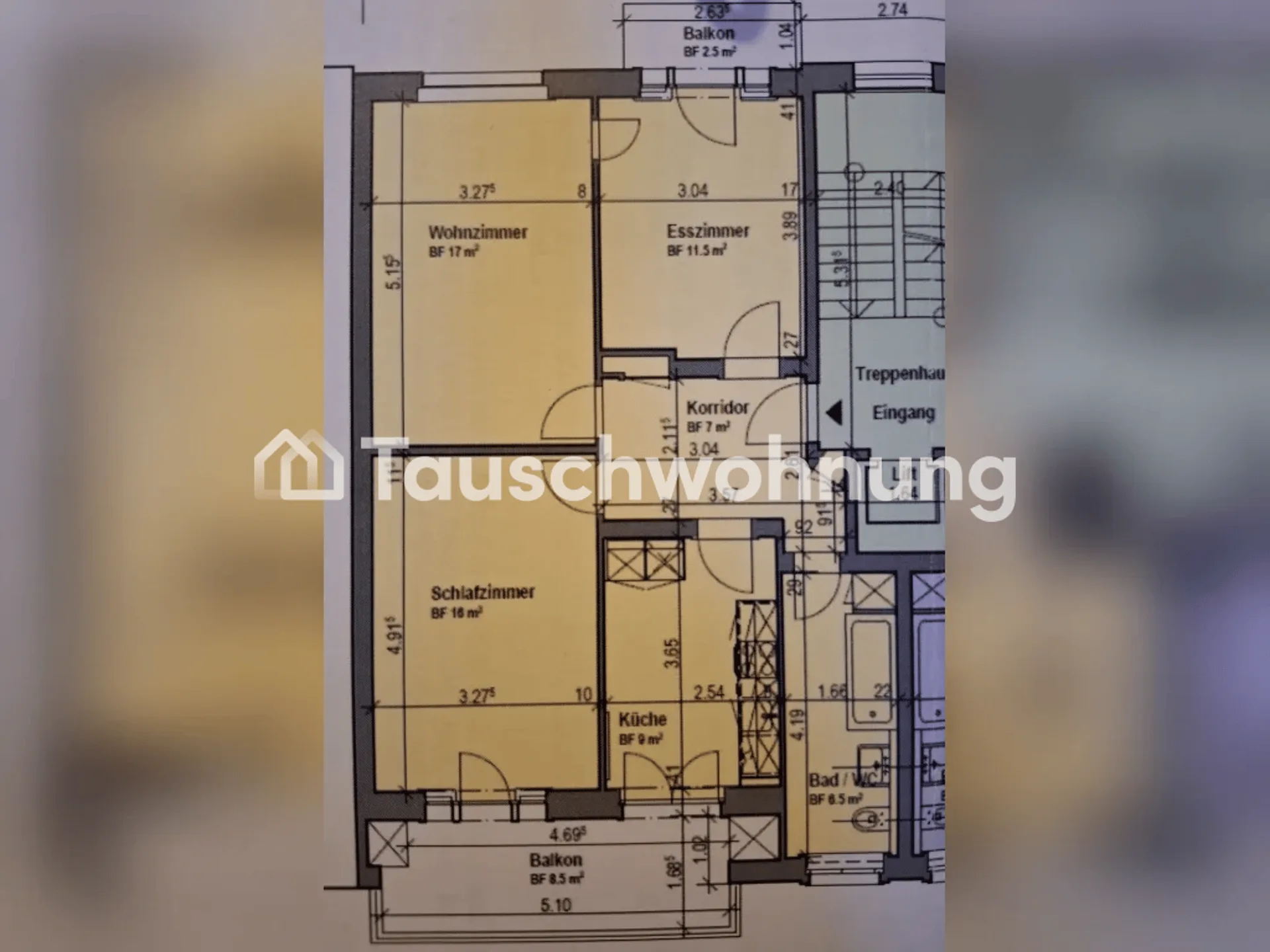 Tausche Stadtwohnung 3-Zi in Luzern mit Balkon