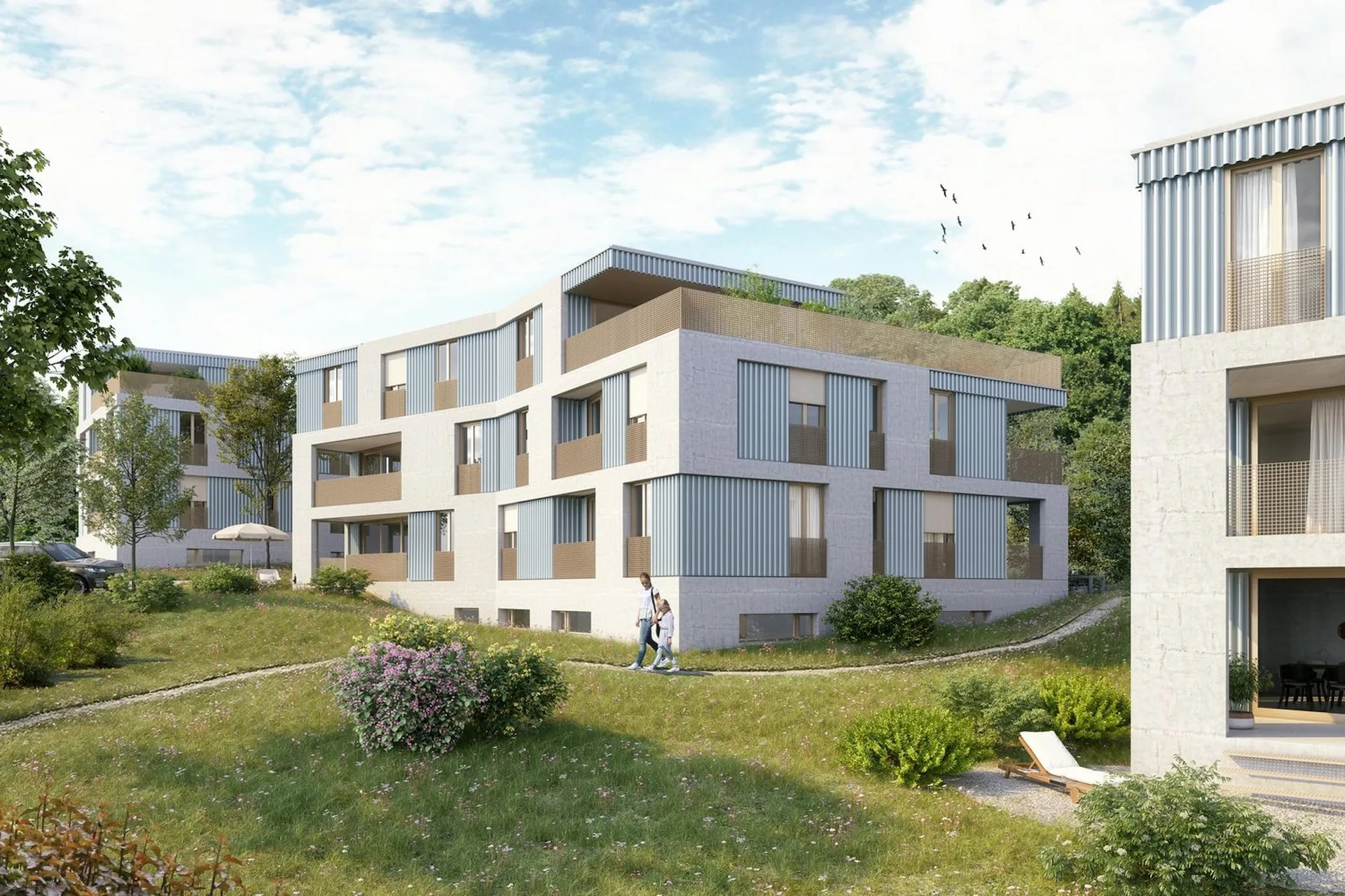 Construction start - valuable living in village center proximity