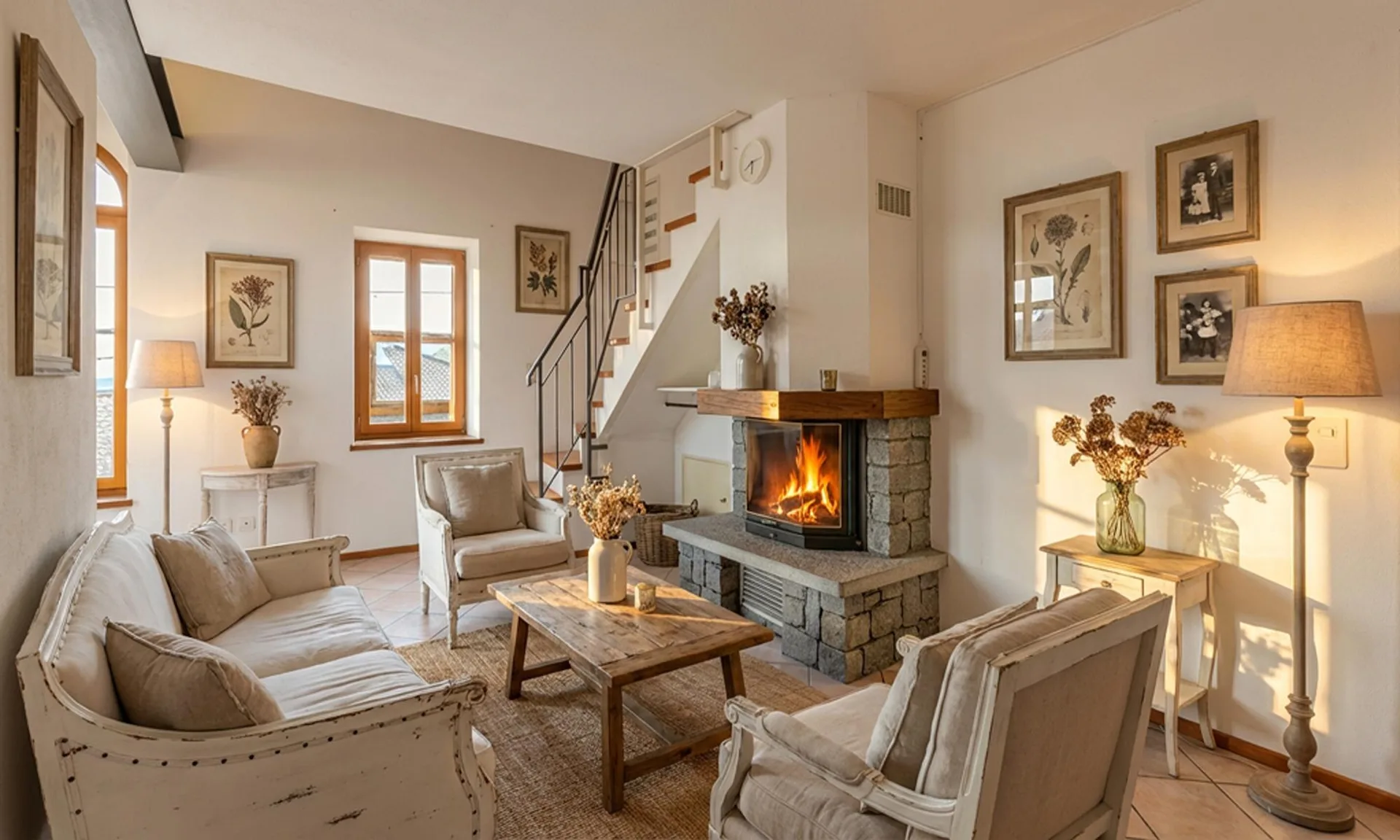 Charming 7-room house with terrace in Curio
