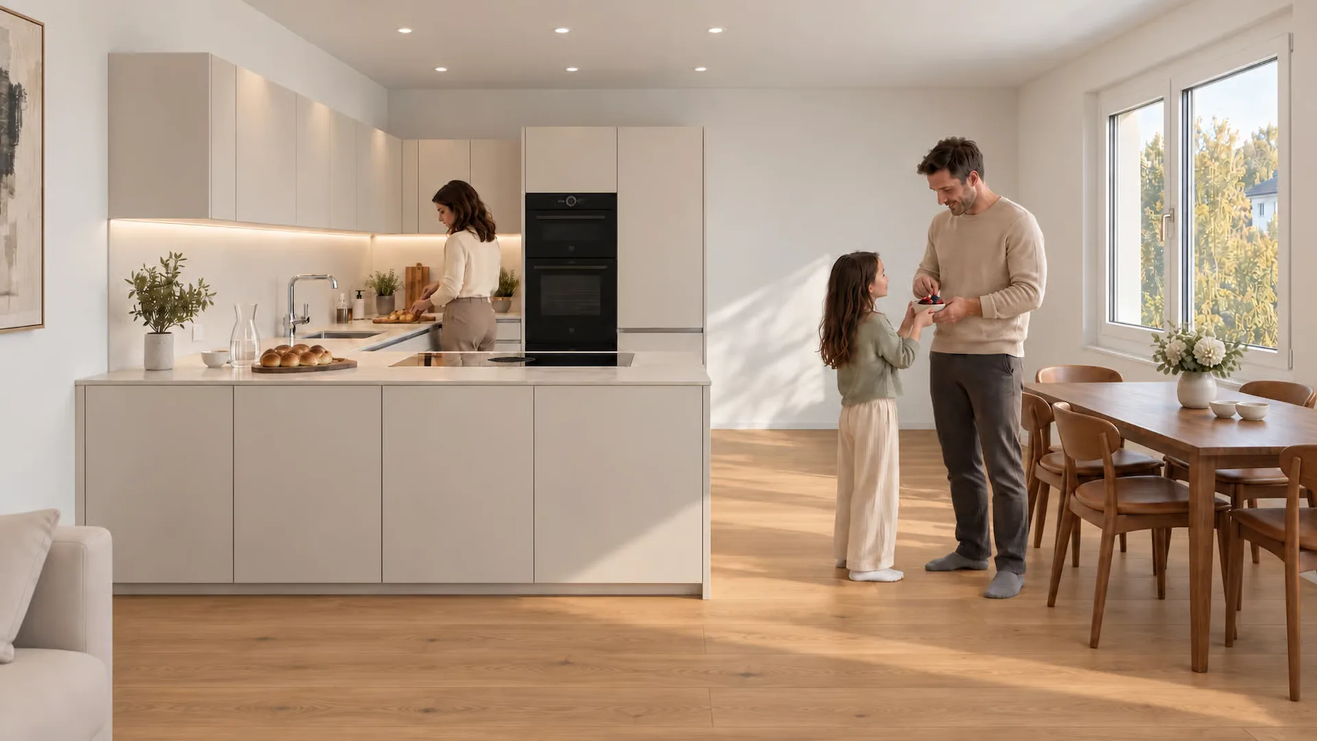 Grosszügige 3.5-Zimmer-Neubauwohnung mit 12 m² Balkon
