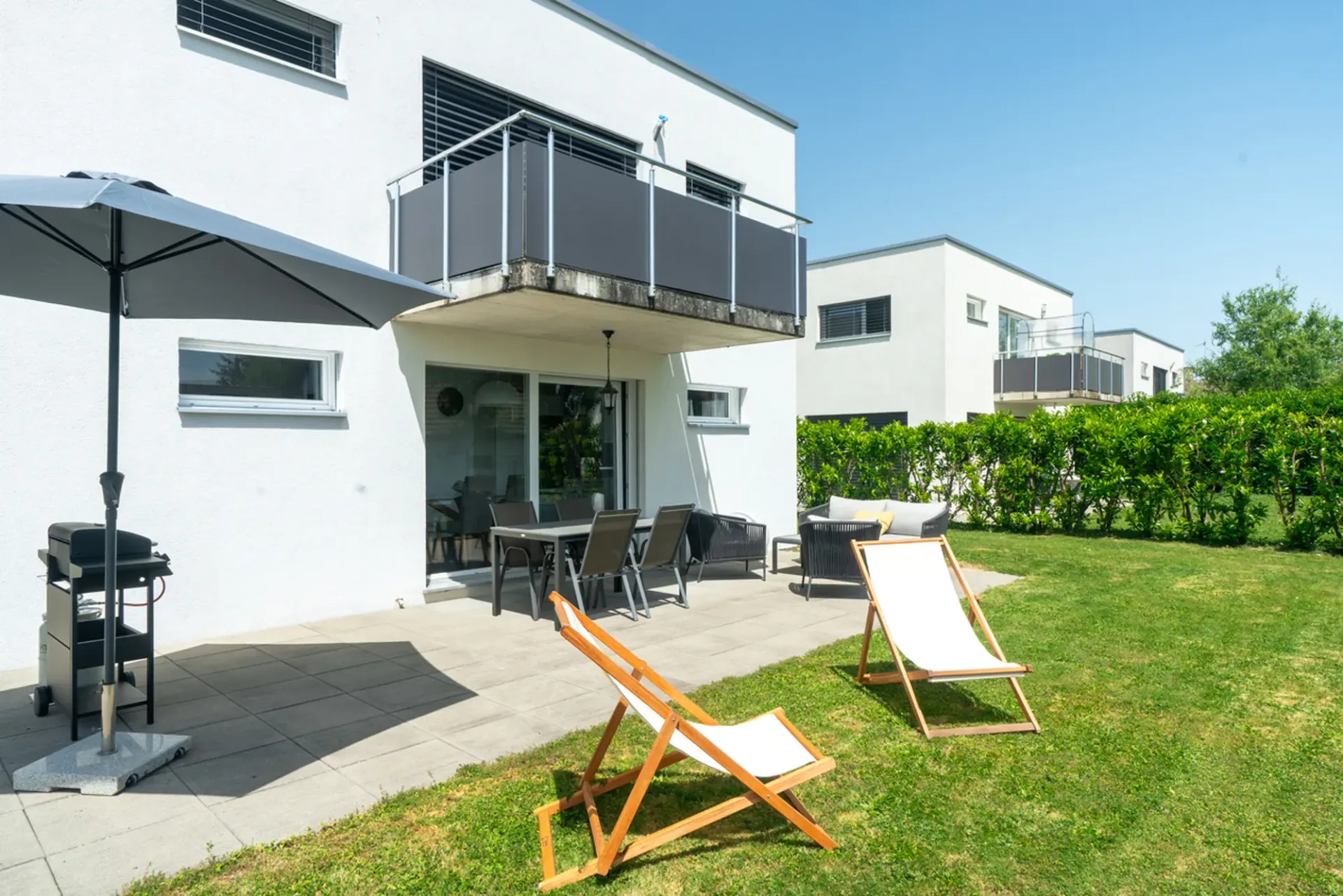 Wohnung mit 3.5 Zimmern und privatem Garten in Rueyres-les-Prés
