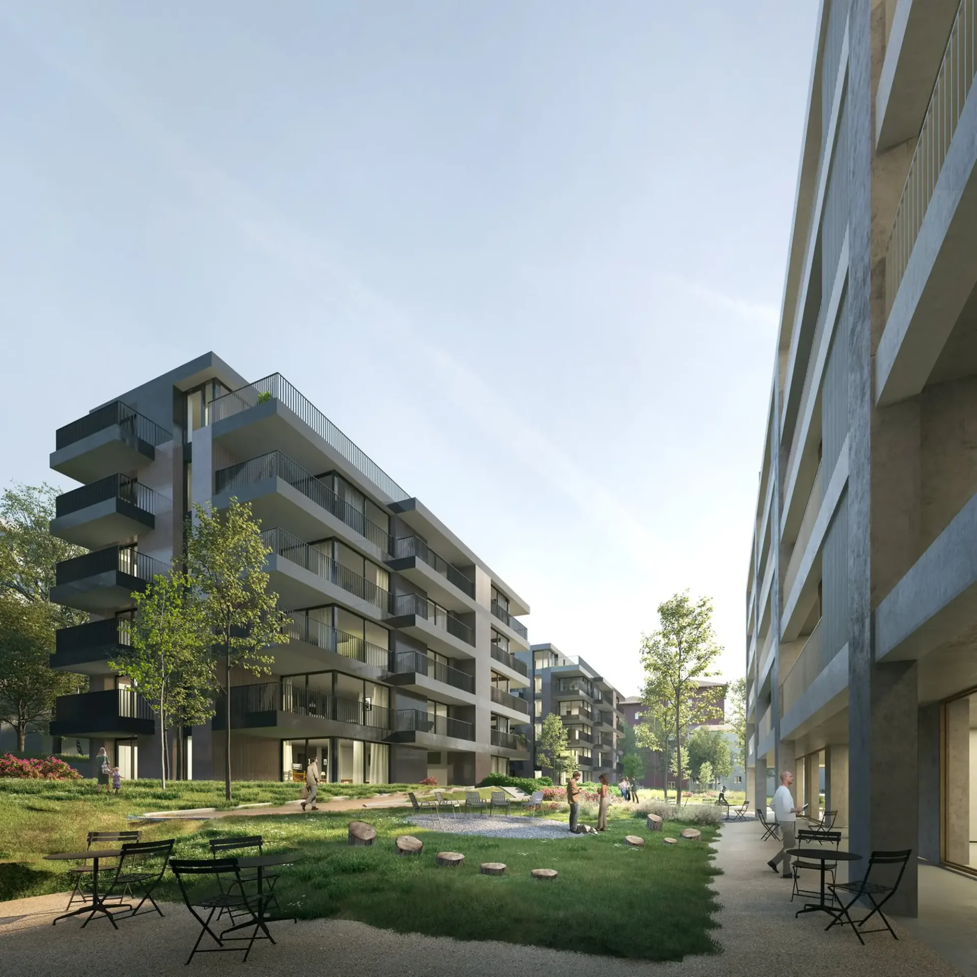 PREGASSONA – PARCO CERESIO, WOHNEN SIE MIT STIL UND KOMFORT (A.4.1- B.4.1)