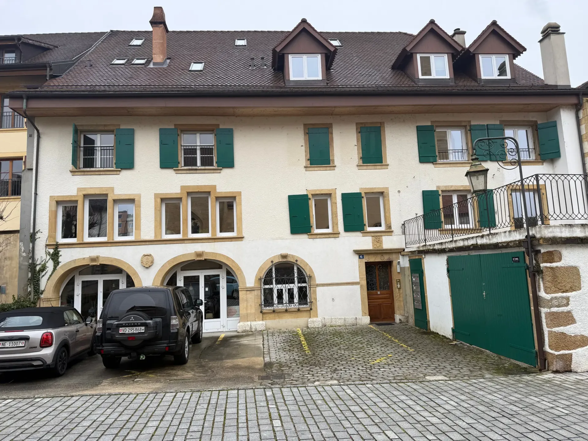 Zentrales Depot im Dorf St-Blaise