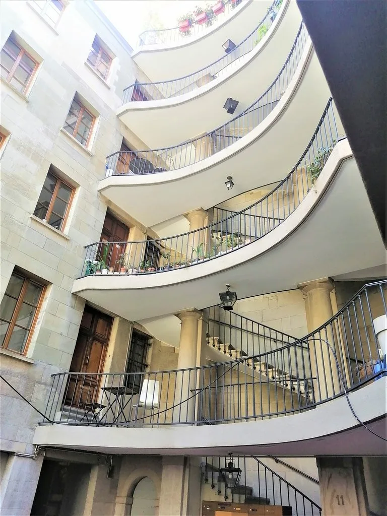 City center in a calm area
