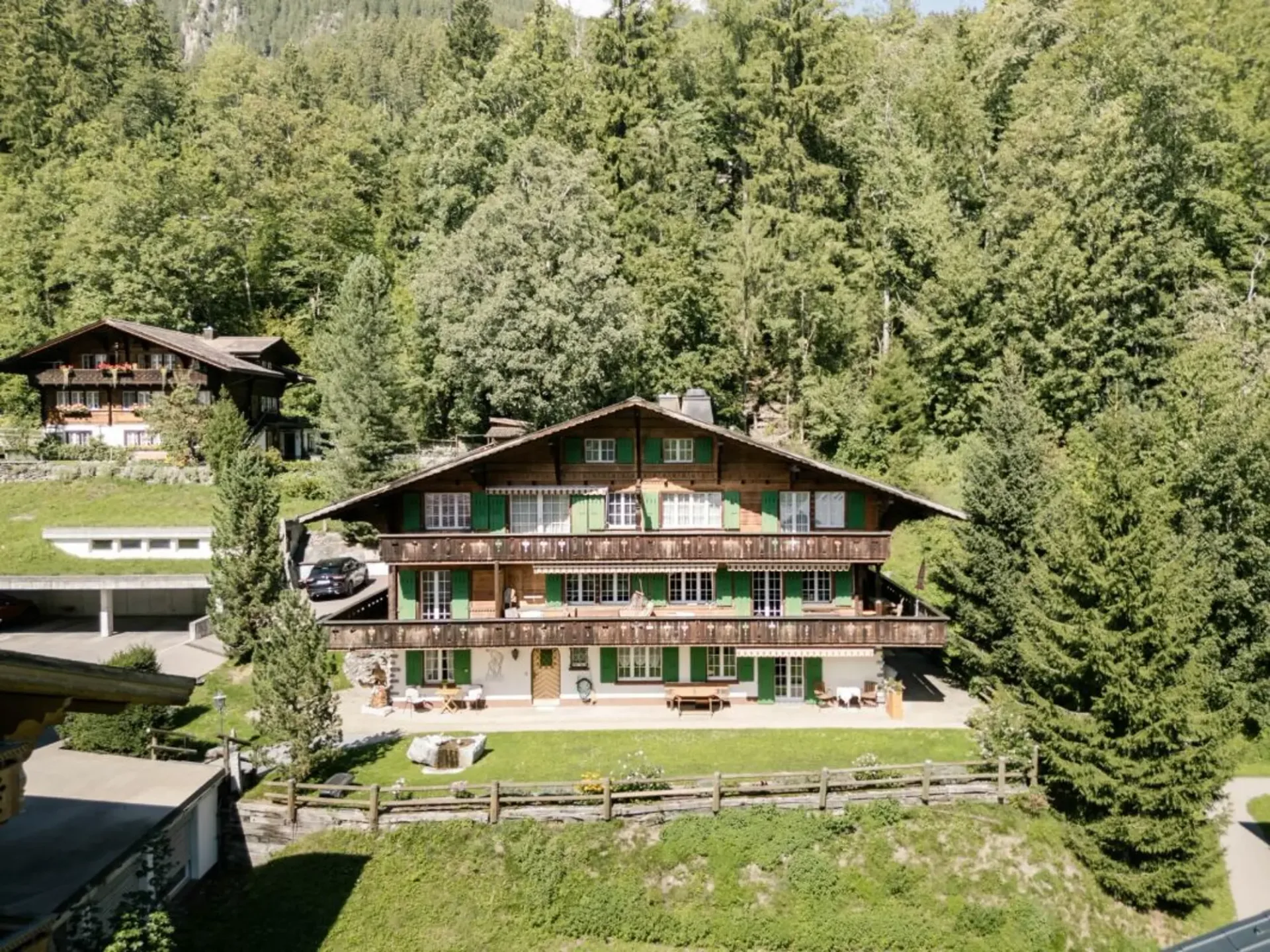 5.5-Zimmerwohnung im Chalet Uf dr Husmatten mit Bergsicht