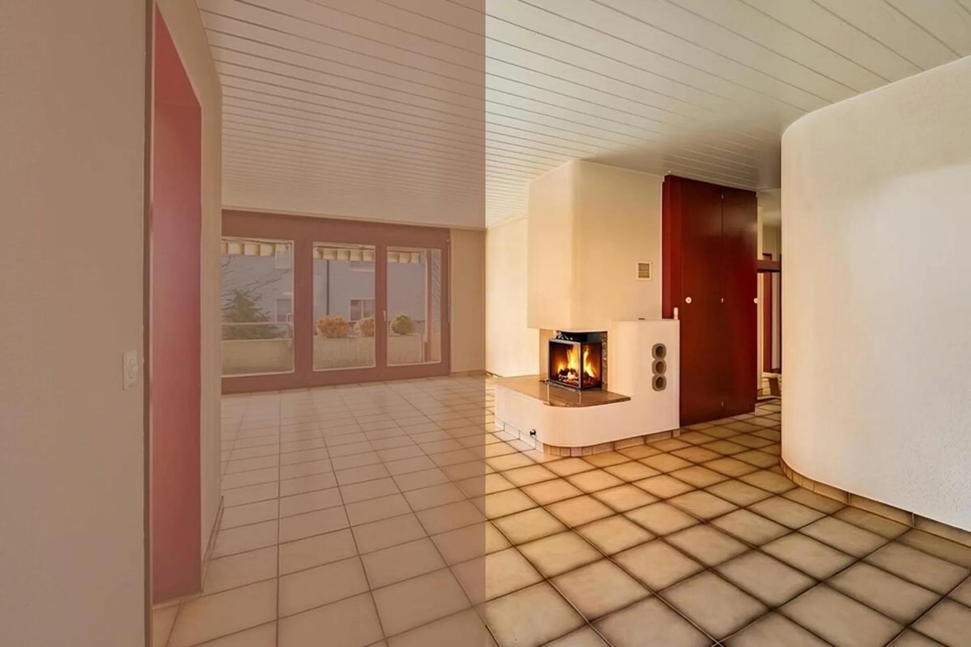 4.5-Zimmer-Wohnung mit Balkon und Cheminée in Seenähe