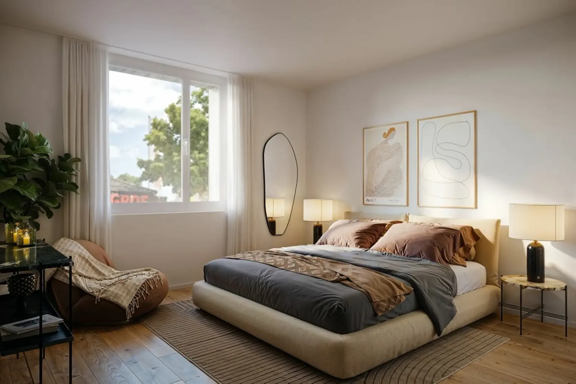 Exklusive 5.5-Zimmer-Dachwohnung mit Terrasse und direktem Lift ins Penthouse