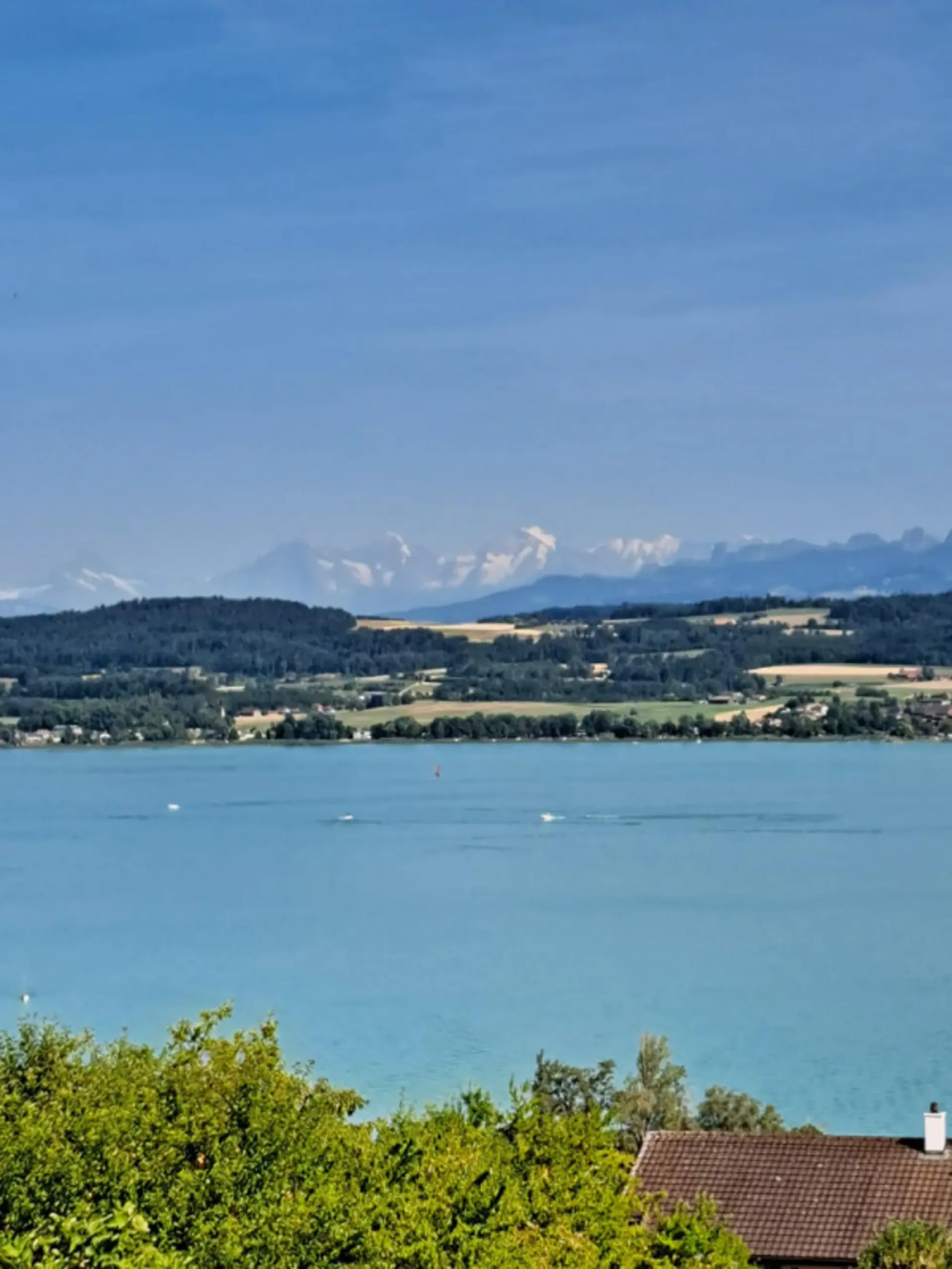 Duplex von Ausnahme mit prächtiger Aussicht auf den Murtensee und die Alpen