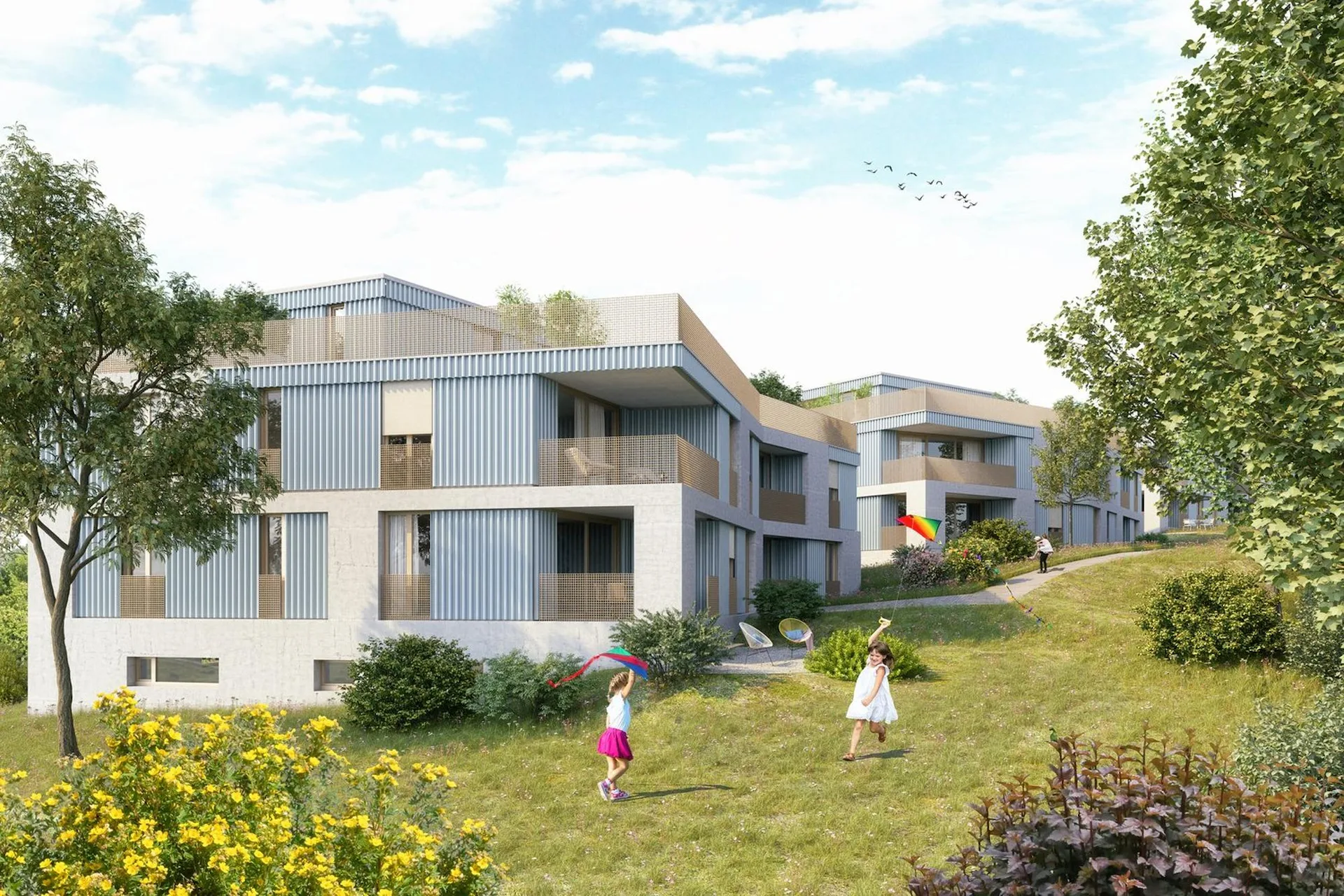 Construction start - valuable living in village center proximity