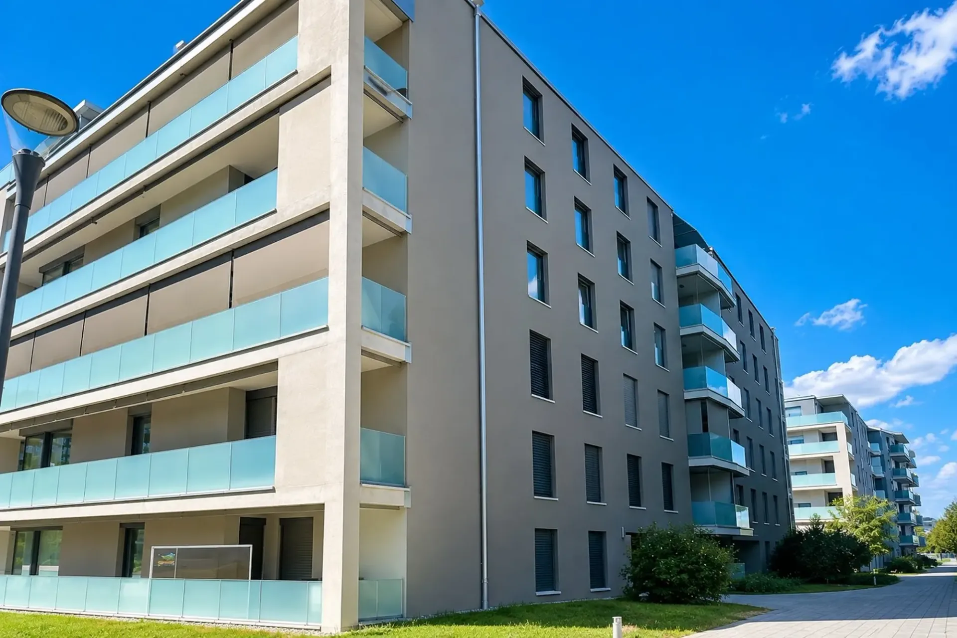Wohnung mit 4.5 Zimmern und Balkon in Bulle