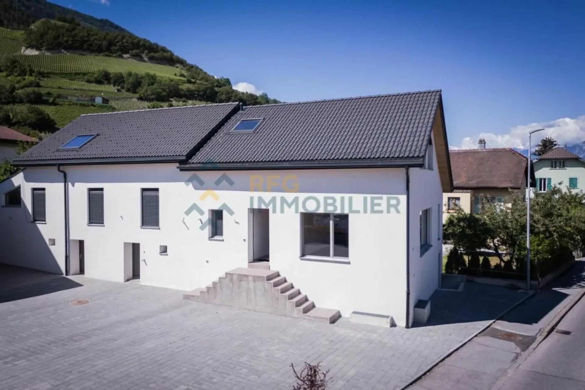 Angrenzende Villa mit 4.5 Zimmern in Réchy