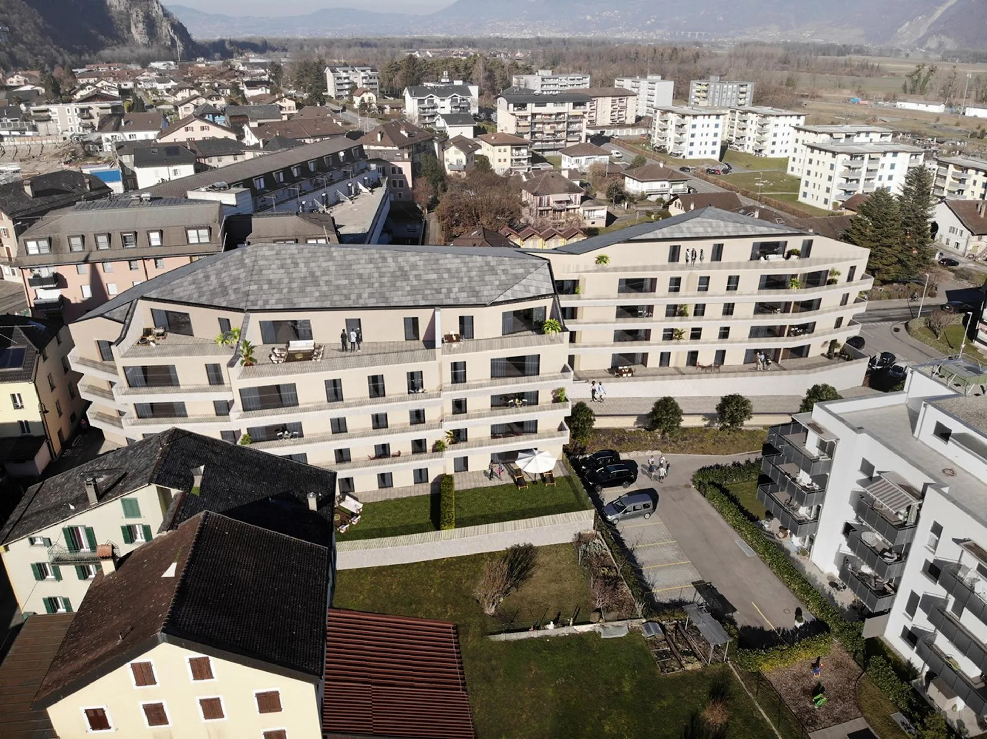 Neue Vertriebsaktion Domaine de Vouvry - Neues 2.5-Zimmer-Apartment Lot A17 zum Verkauf